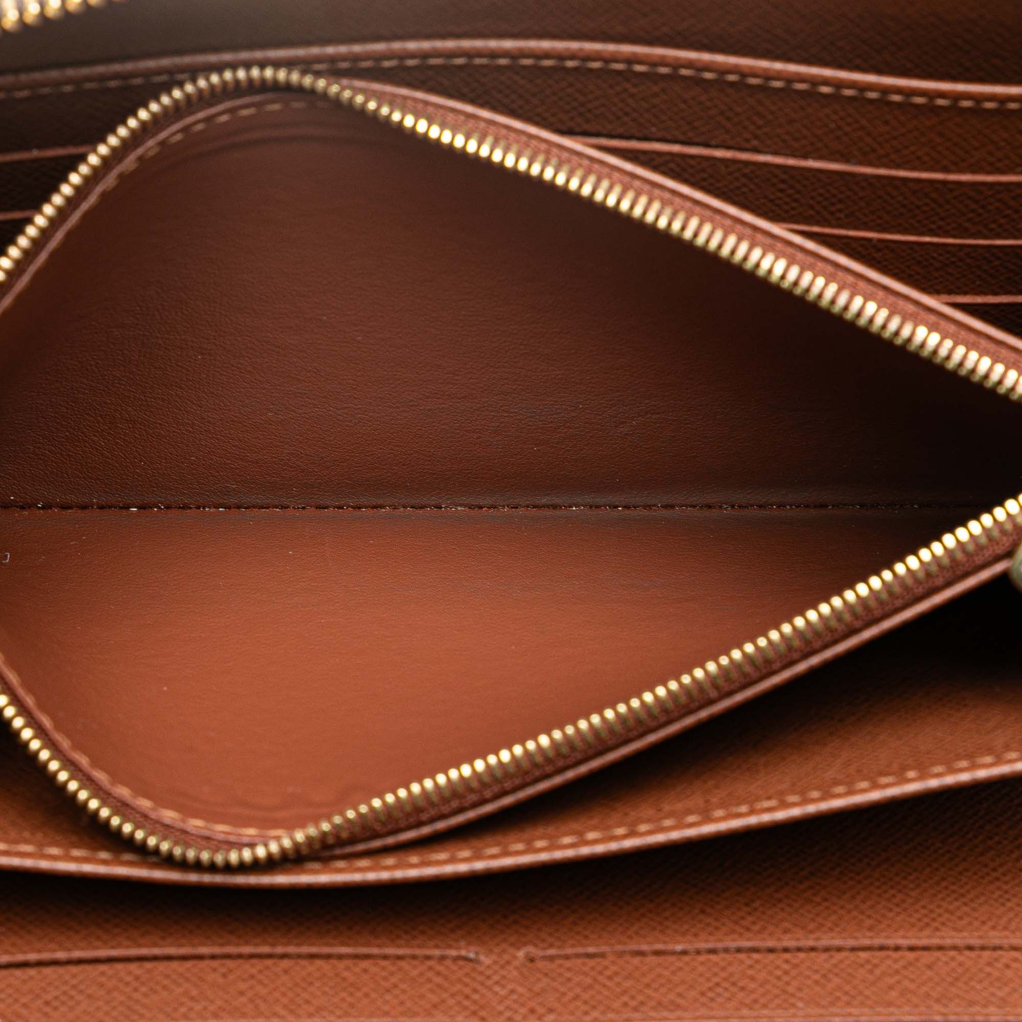 Louis Vuitton Louis Vuitton Monogram Zippy Organizer Wallet Brown Size ONE SIZE - 4 Thumbnail