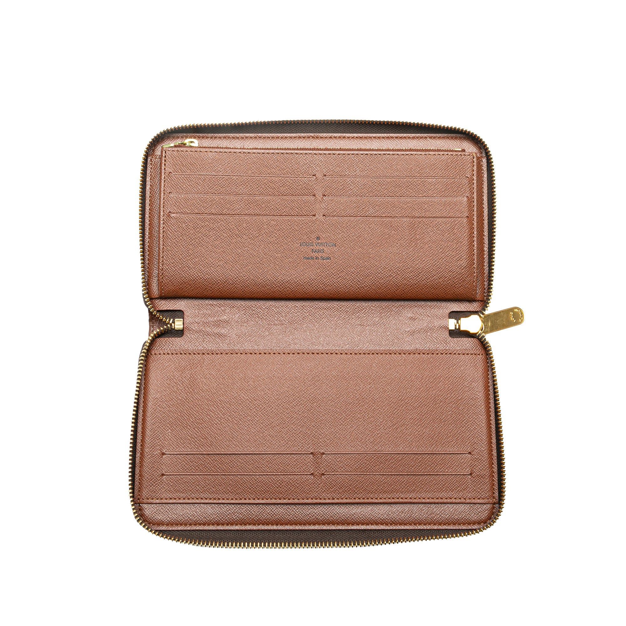 Louis Vuitton Louis Vuitton Monogram Zippy Organizer Wallet Brown Size ONE SIZE - 8 Thumbnail