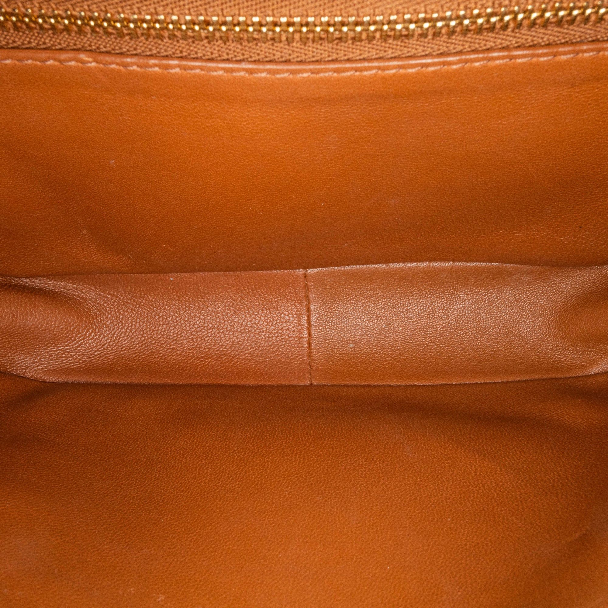 Celine Celine Teen Coated Canvas Triomphe Crossbody Brown Size ONE SIZE - 6 Thumbnail
