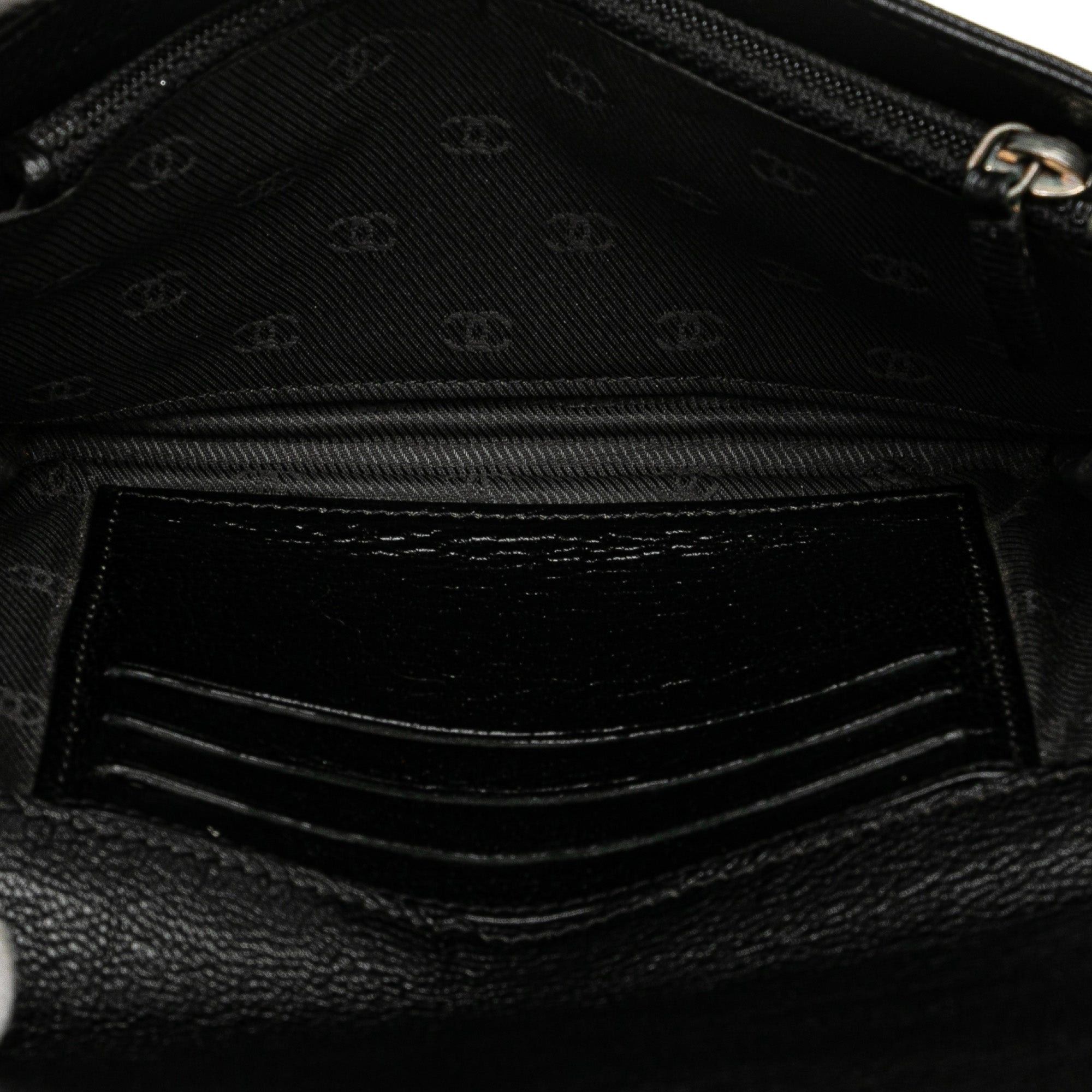 Chanel Chanel Calfskin CC Compact Wallet Black Size ONE SIZE - 4 Thumbnail