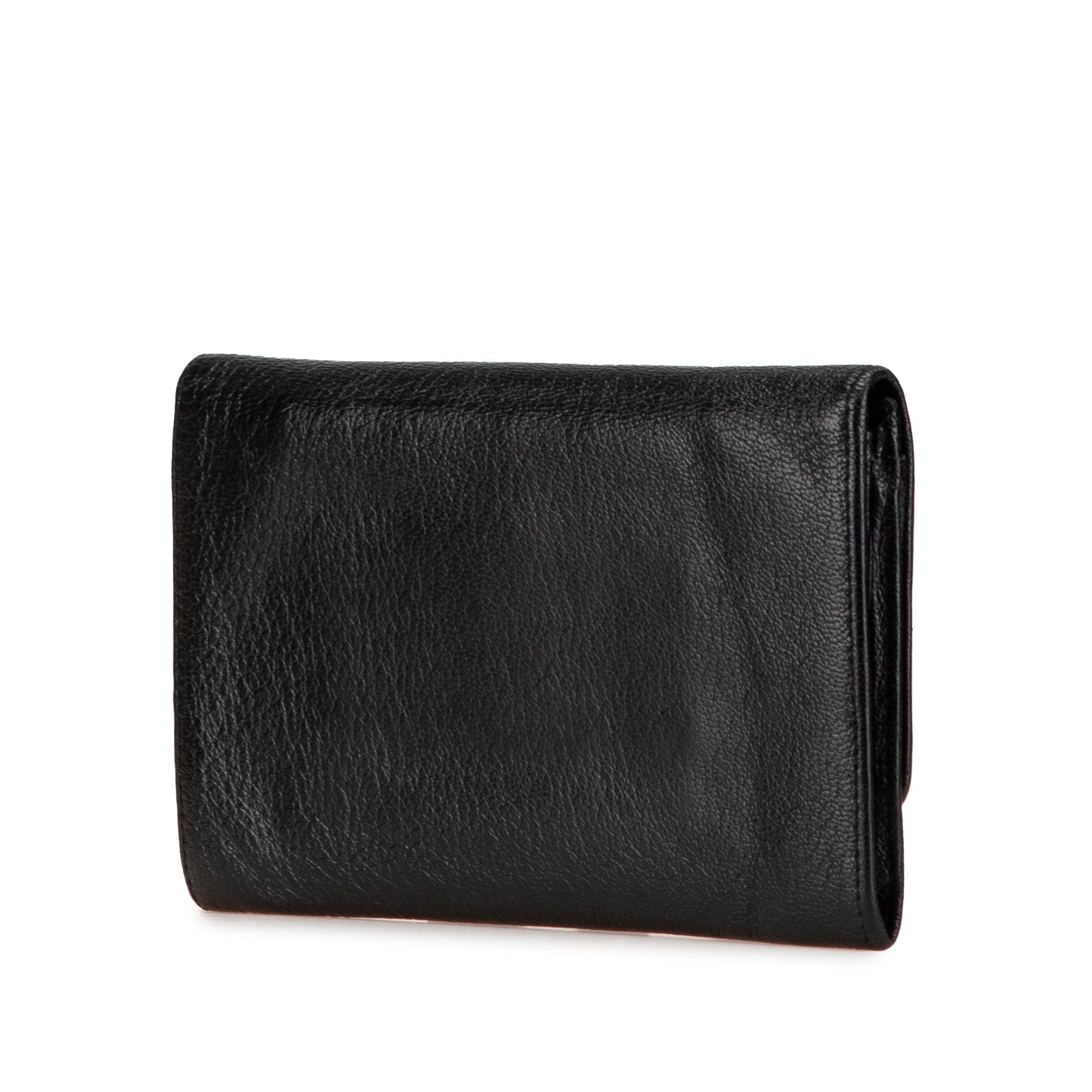 Chanel Chanel Calfskin CC Compact Wallet Black Size ONE SIZE - 2 Thumbnail