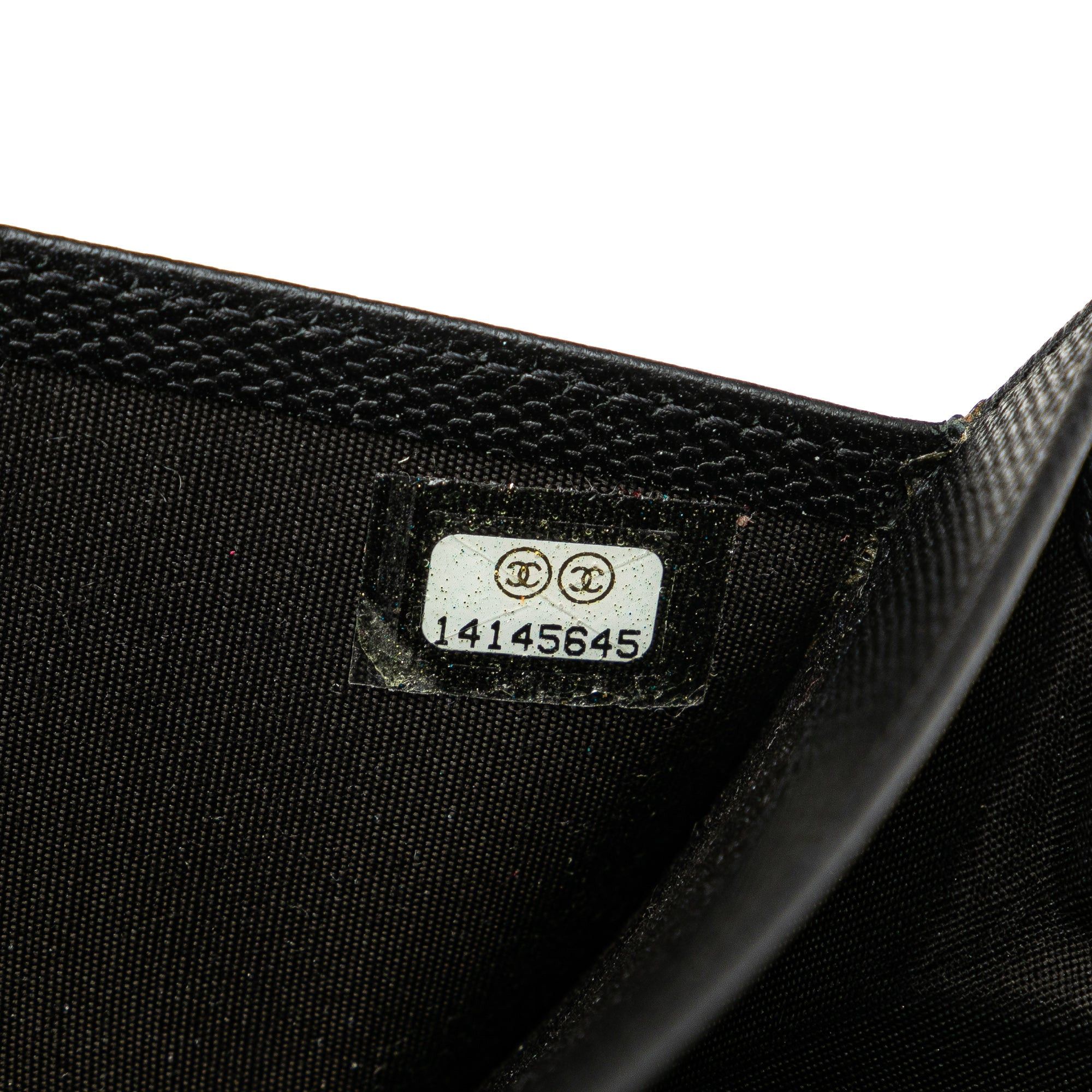 Chanel Chanel Calfskin CC Long Wallet Black Size ONE SIZE - 7 Thumbnail