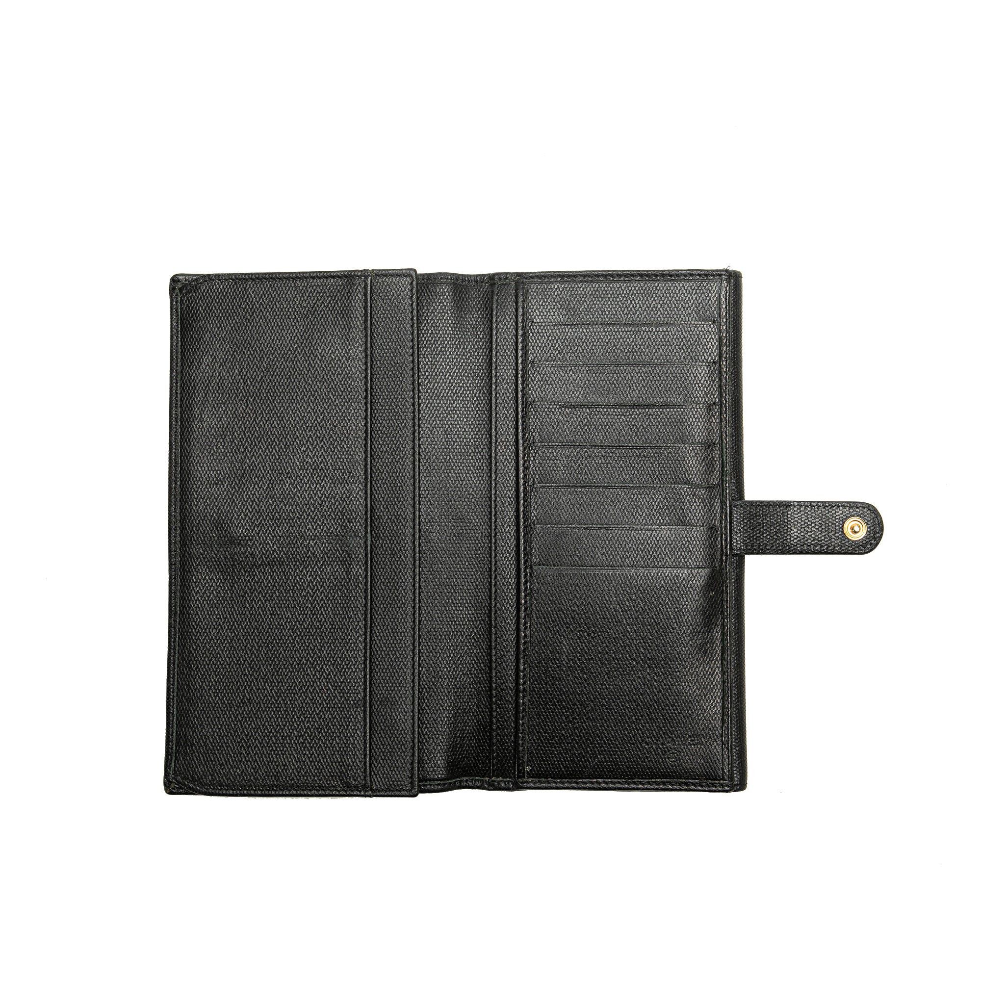 Chanel Chanel Calfskin CC Long Wallet Black Size ONE SIZE - 4 Thumbnail