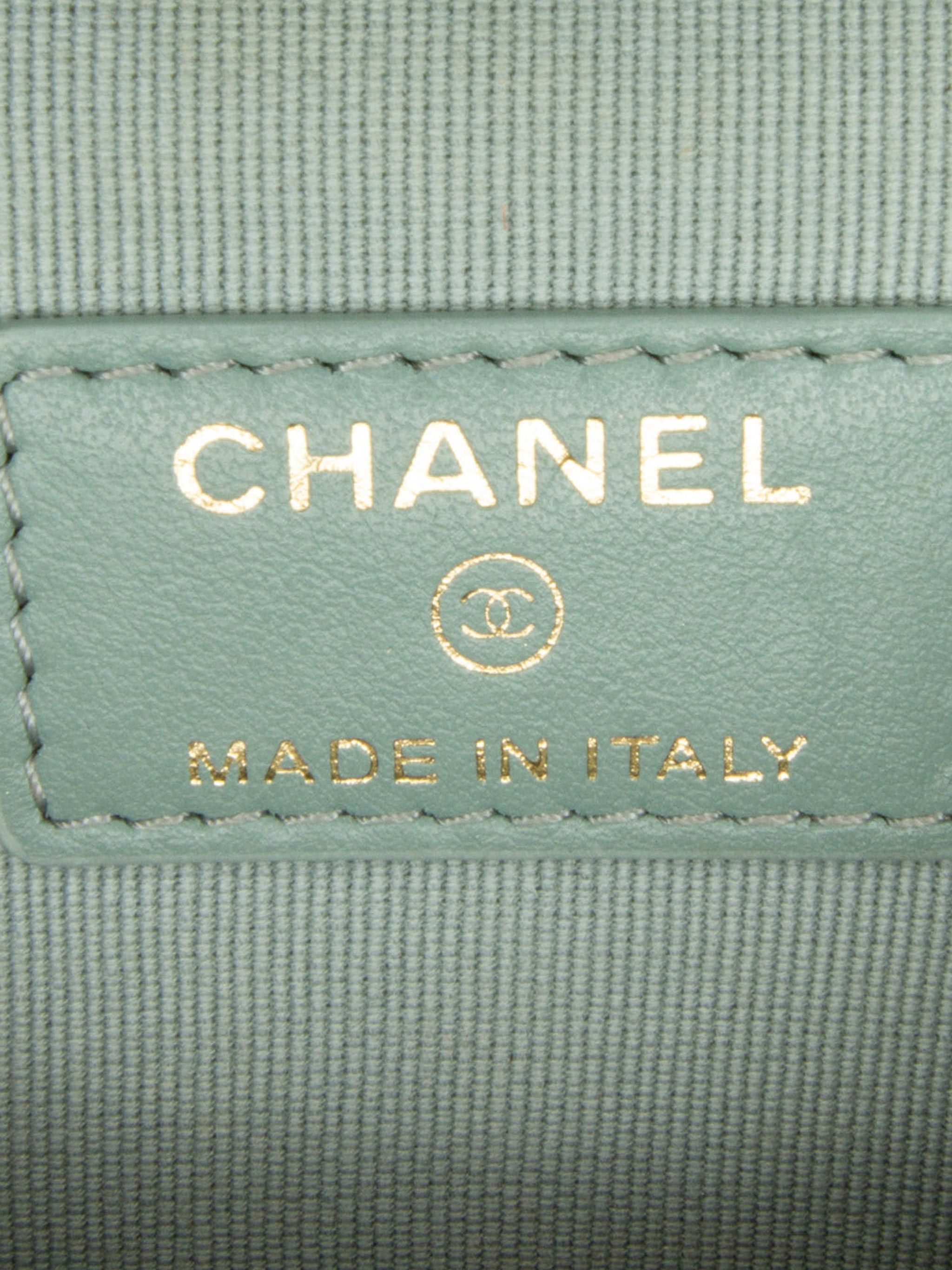 Chanel Chanel CC Caviar Vanity Bag Green Size ONE SIZE - 7 Thumbnail