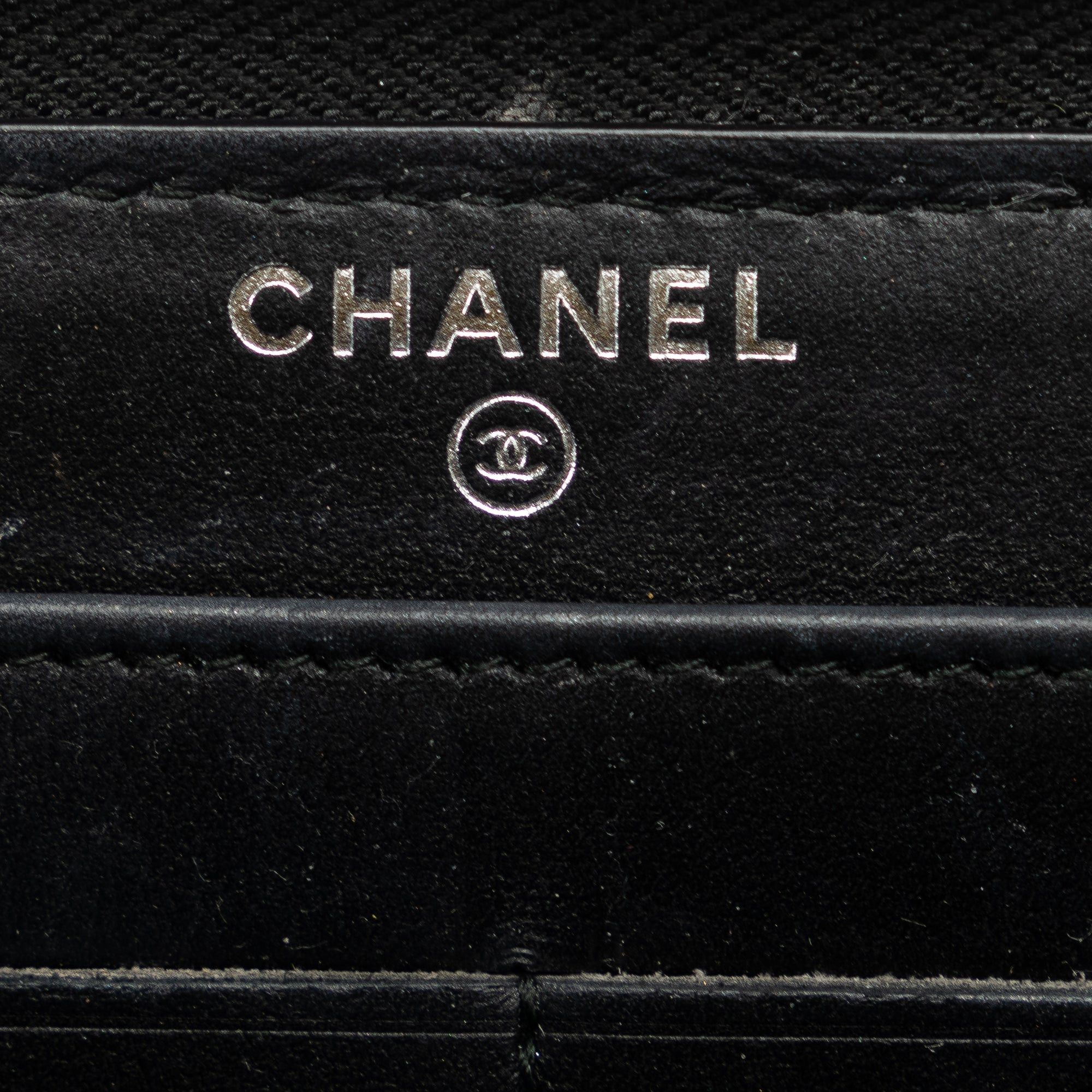 Chanel Chanel Tweed Deauville Continental Wallet Gray Size ONE SIZE - 8 Thumbnail