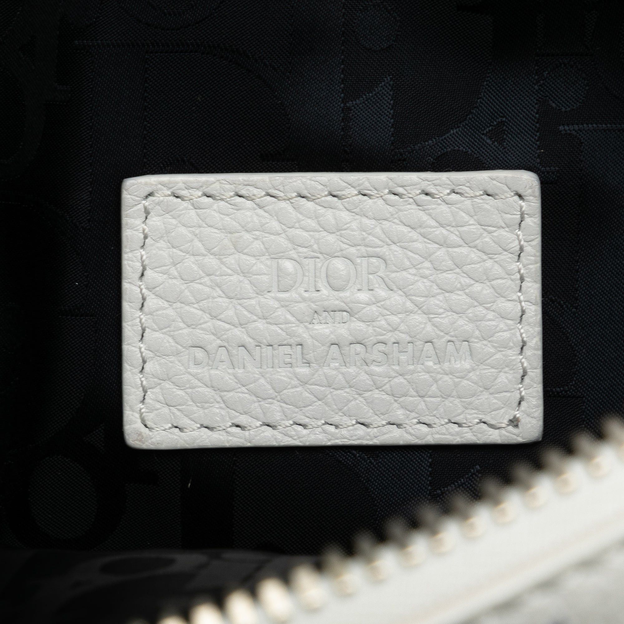 Dior Dior Daniel Arsham Newspaper Print Saddle Bag White Size ONE SIZE - 6 Thumbnail