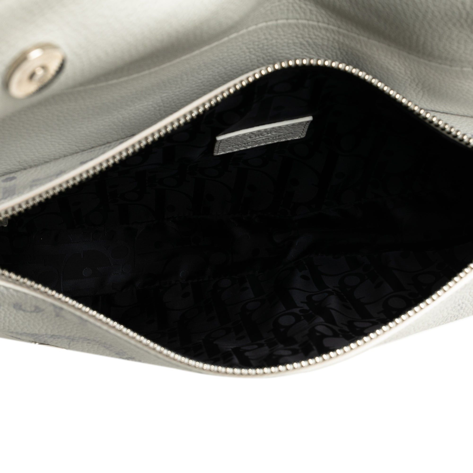 Dior Dior Daniel Arsham Newspaper Print Saddle Bag White Size ONE SIZE - 5 Thumbnail