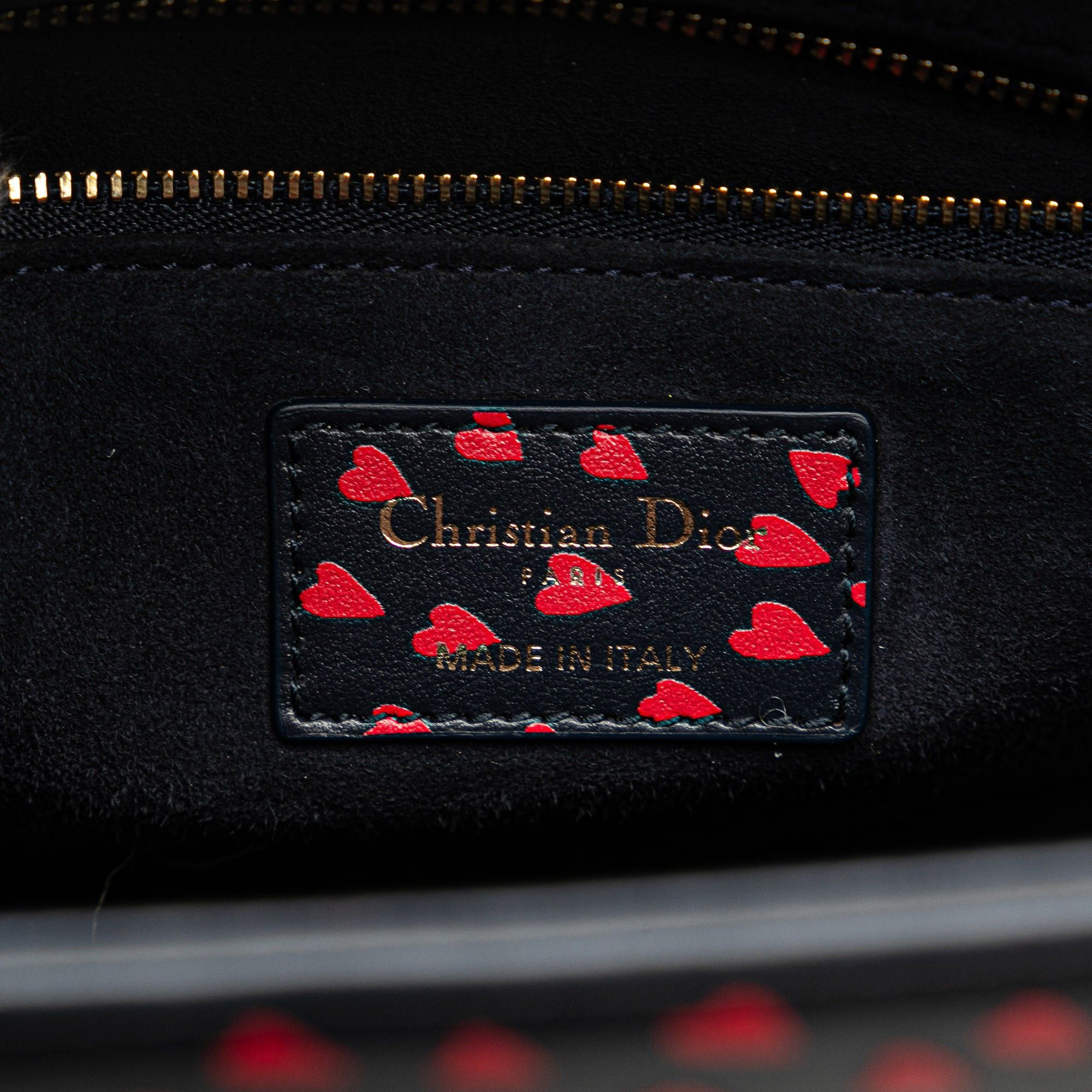 Dior Dior Medium Calfskin I Love Paris Lady Dior Blue Size ONE SIZE - 5 Thumbnail