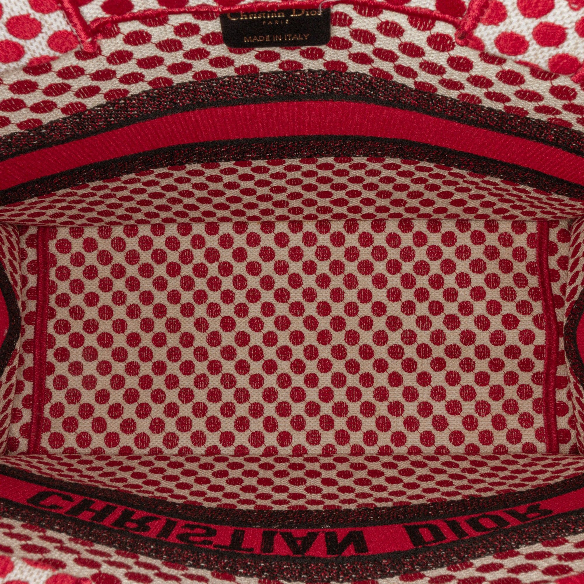 Dior Dior Medium Dioramour Book Tote Red Size ONE SIZE - 5 Thumbnail