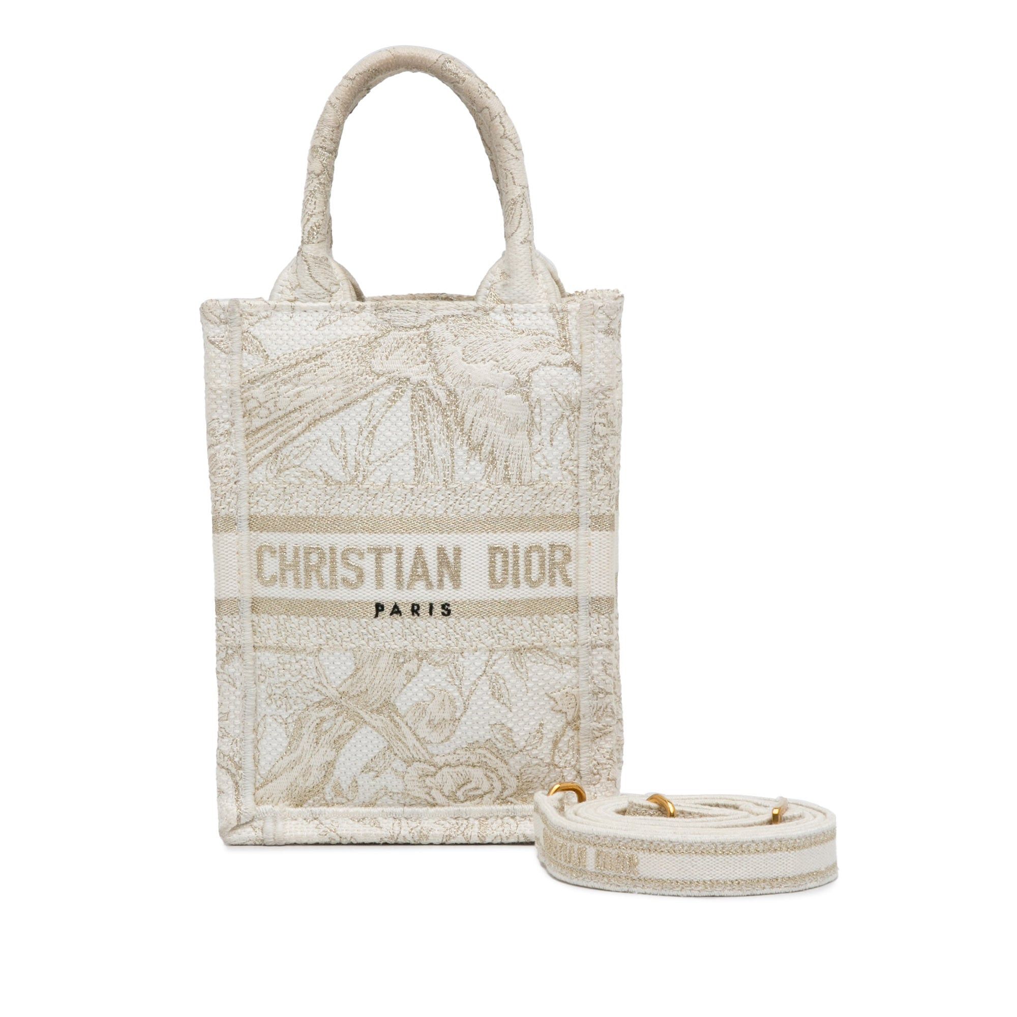 Dior Dior Mini Jardin D'Hiver Vertical Book Tote White Size ONE SIZE - 10 Thumbnail