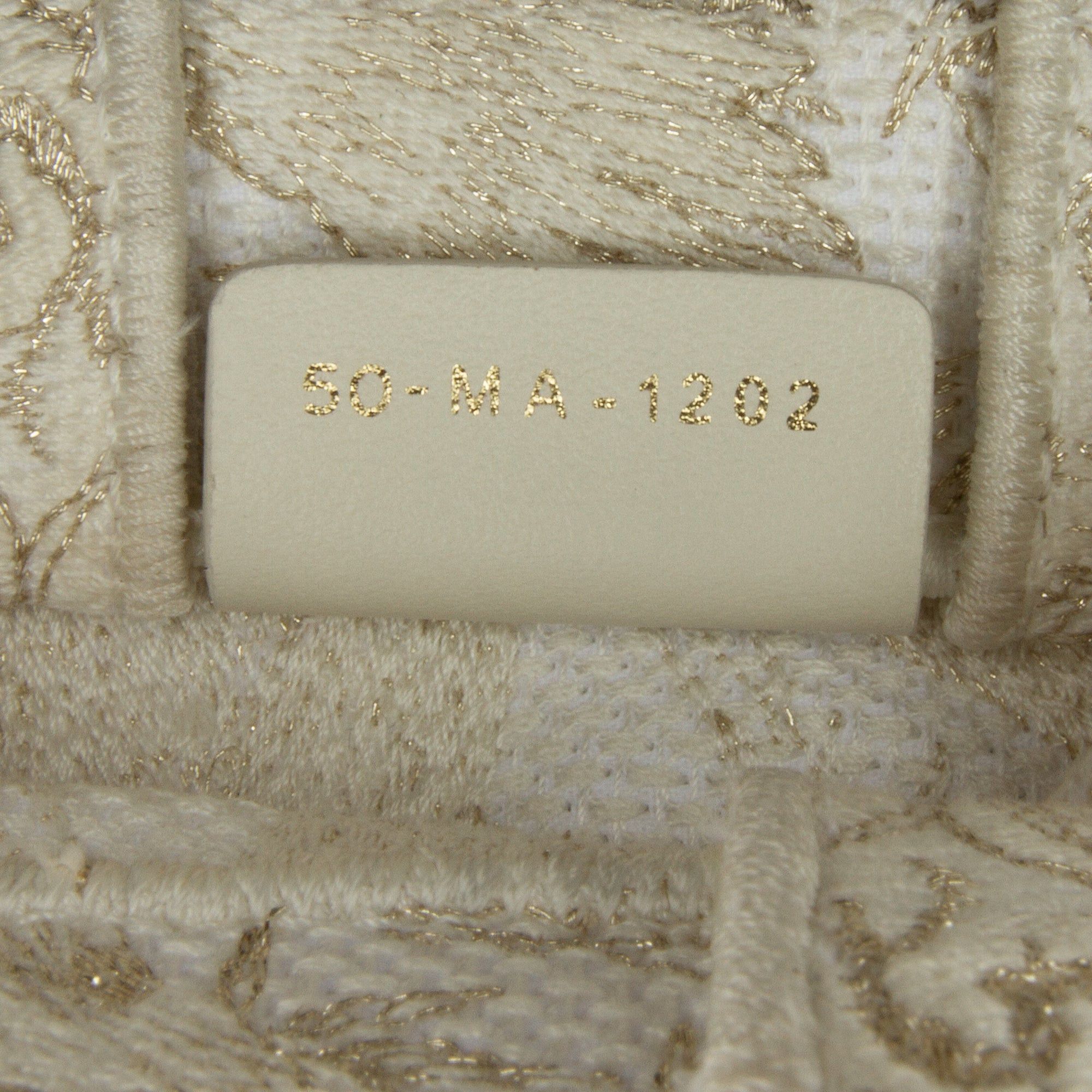 Dior Dior Mini Jardin D'Hiver Vertical Book Tote White Size ONE SIZE - 8 Thumbnail