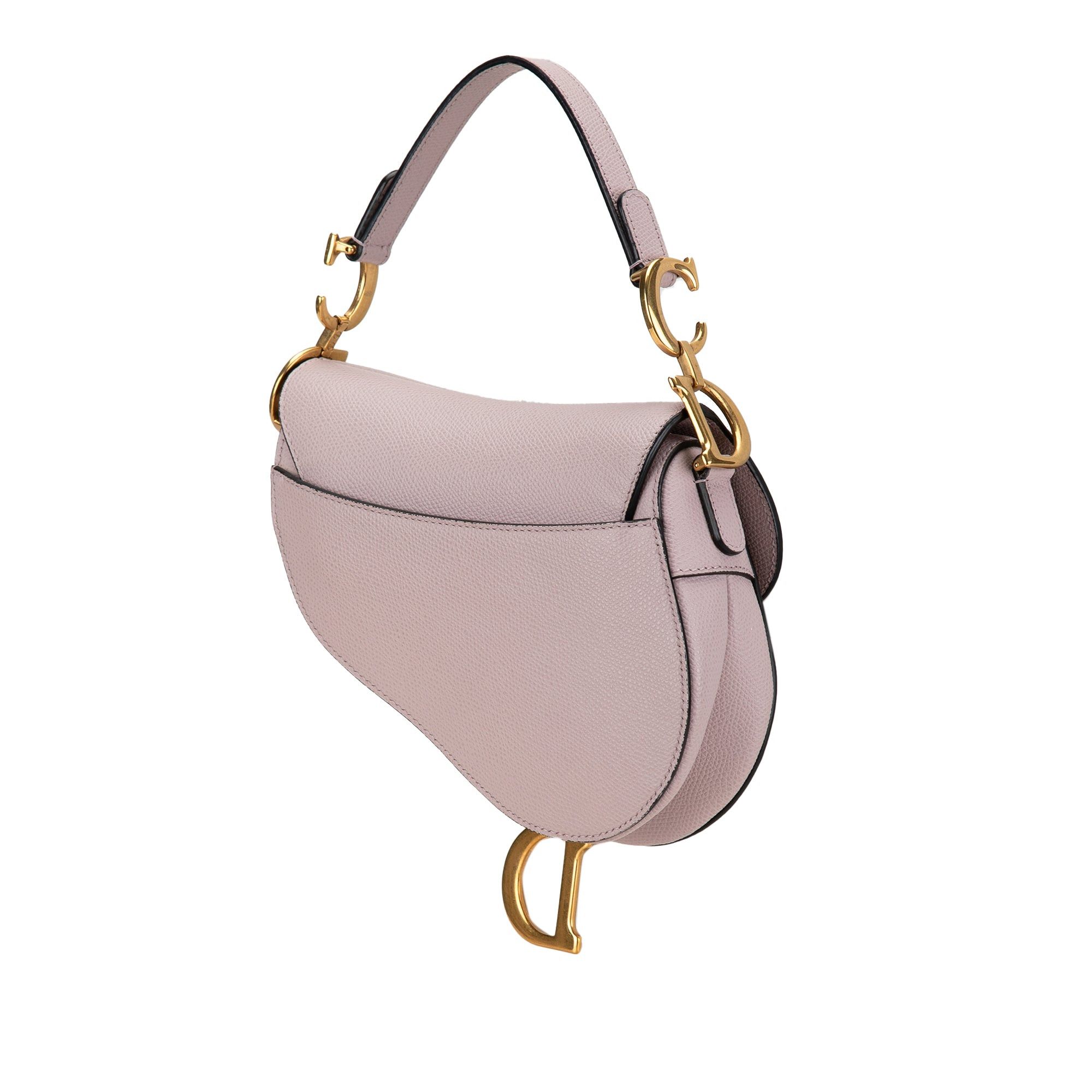 Dior Dior Mini Leather Saddle Purple Size ONE SIZE - 2 Thumbnail