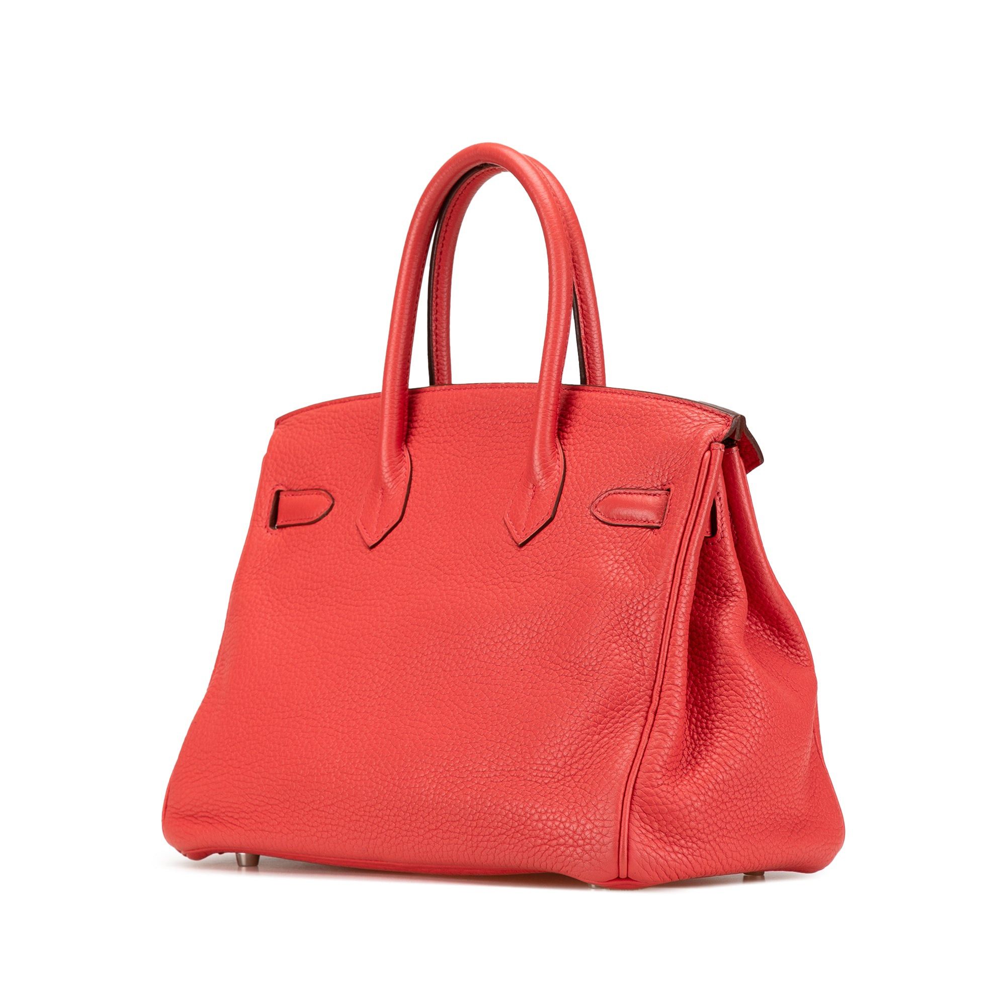 Hermes Hermès Clemence Birkin Retourne 30 Pink Size ONE SIZE - 2 Thumbnail