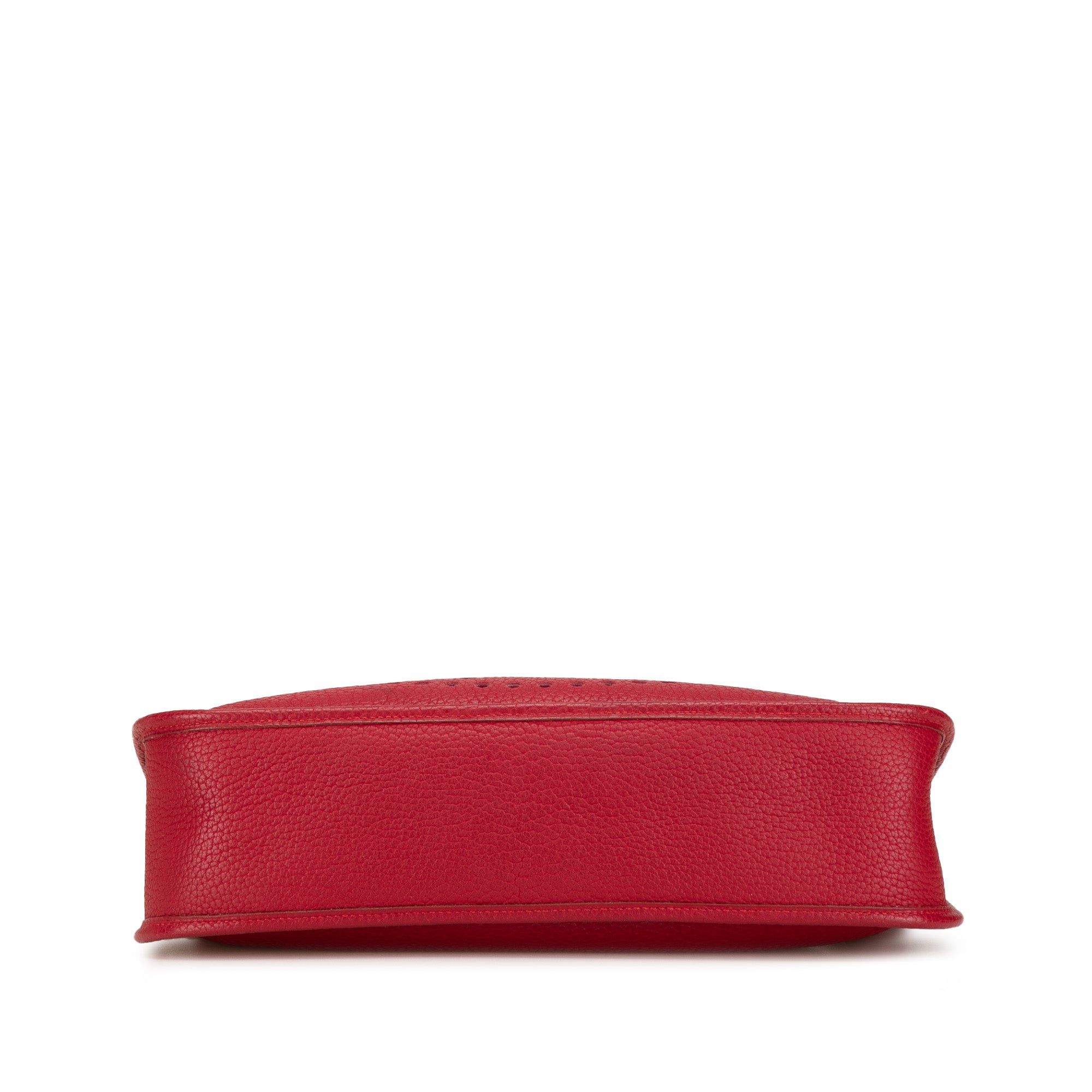 Hermes Hermès Taurillon Clemence Evelyne I GM Red Size ONE SIZE - 3 Thumbnail