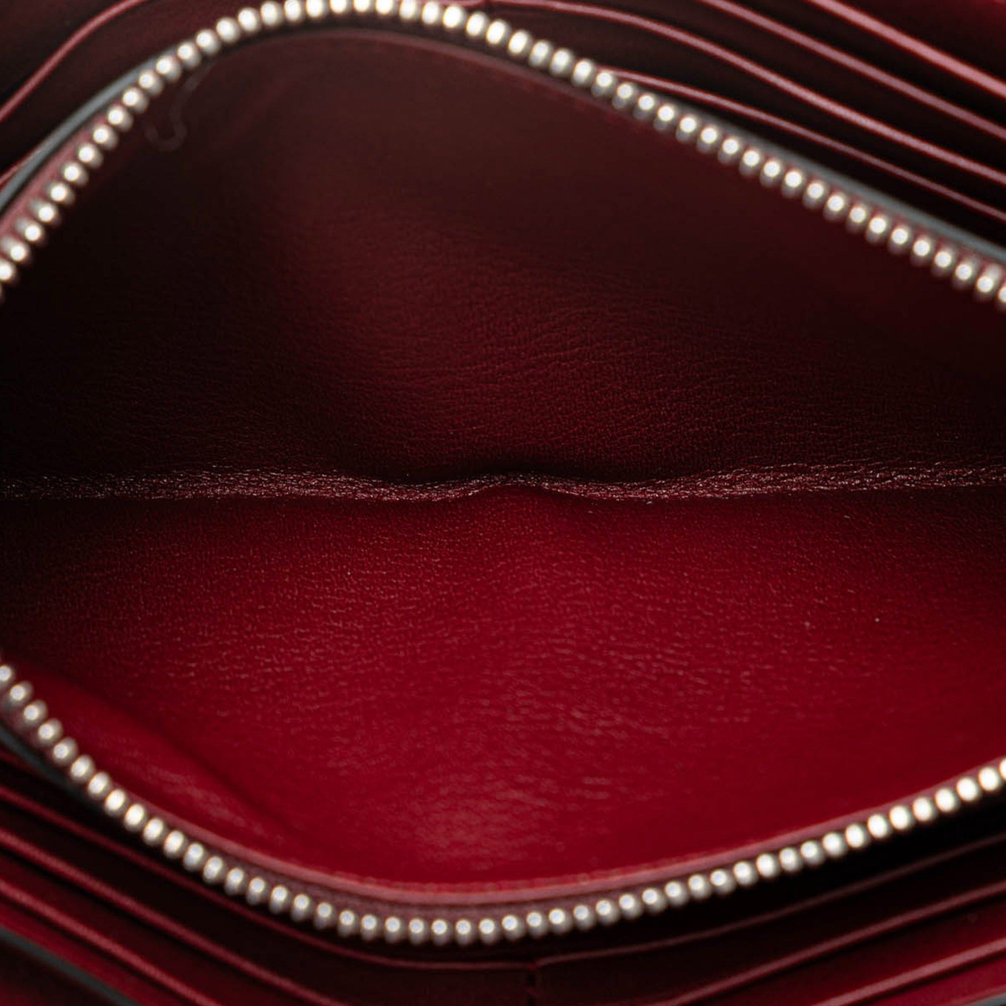 Loewe LOEWE Leather Puzzle Continental Wallet Red Size ONE SIZE - 5 Thumbnail