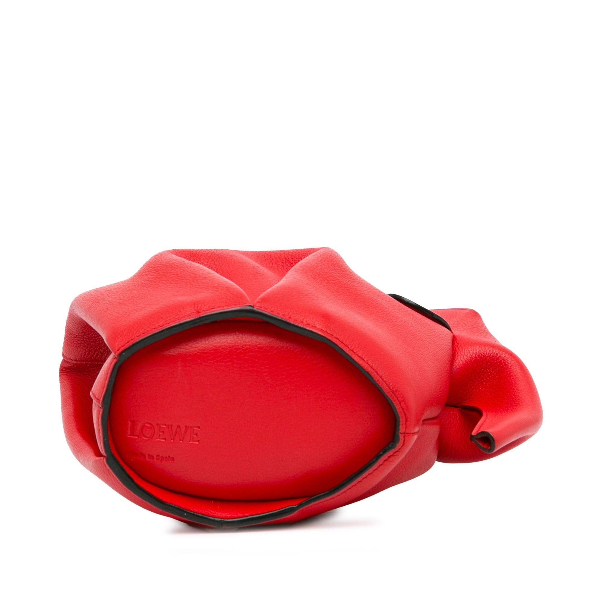 Loewe LOEWE Mini Leather Elephant Crossbody Red Size ONE SIZE - 4 Thumbnail