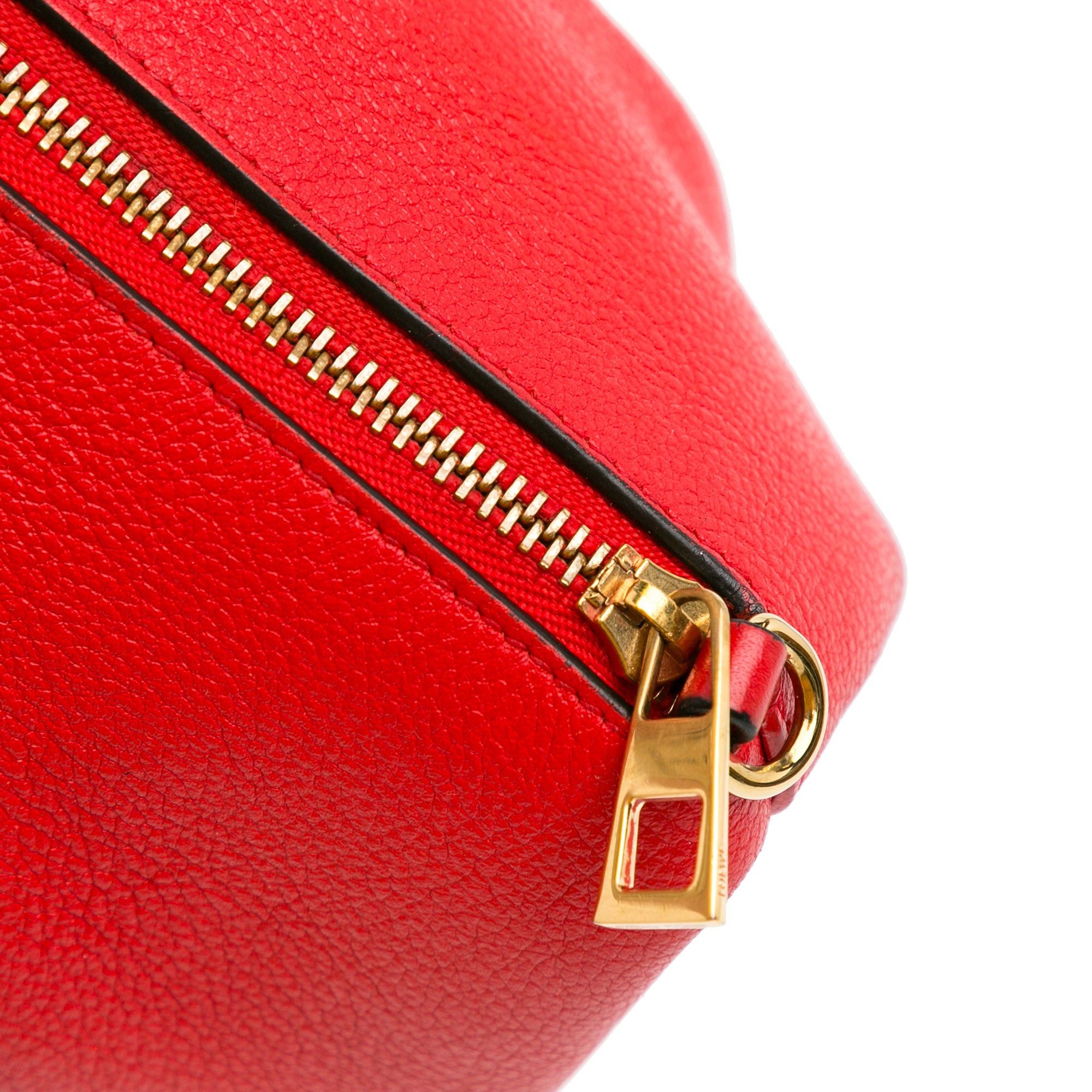 Loewe LOEWE Mini Leather Elephant Crossbody Red Size ONE SIZE - 8 Thumbnail