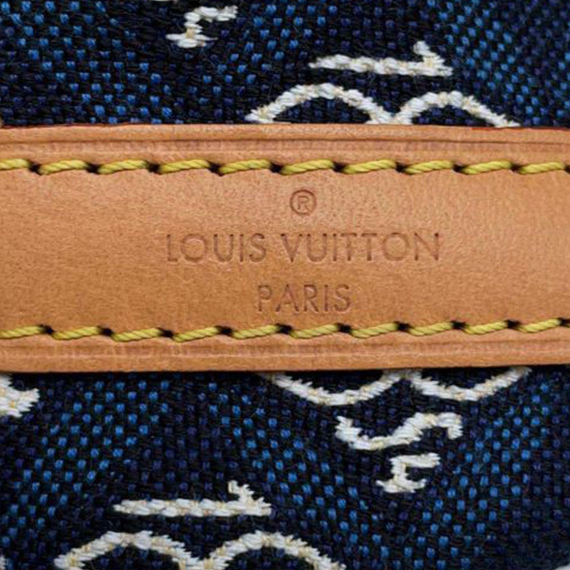 Louis Vuitton Louis Vuitton Monogram Jacquard Since 1854 Nano Noe Blue Size ONE SIZE - 6 Thumbnail