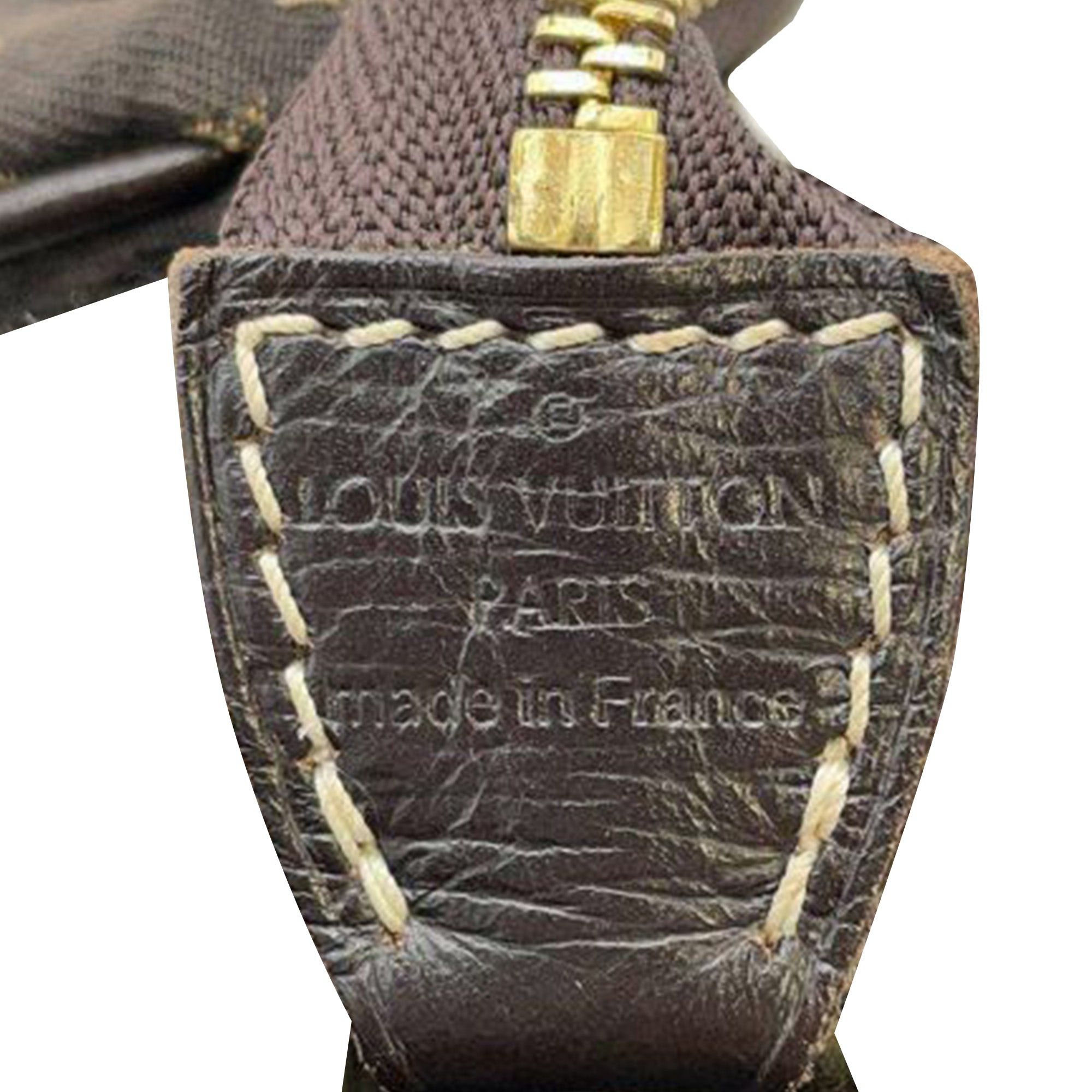 Louis Vuitton Louis Vuitton Monogram Mini Lin Mini Pochette Accessories Brown Size ONE SIZE - 6 Thumbnail