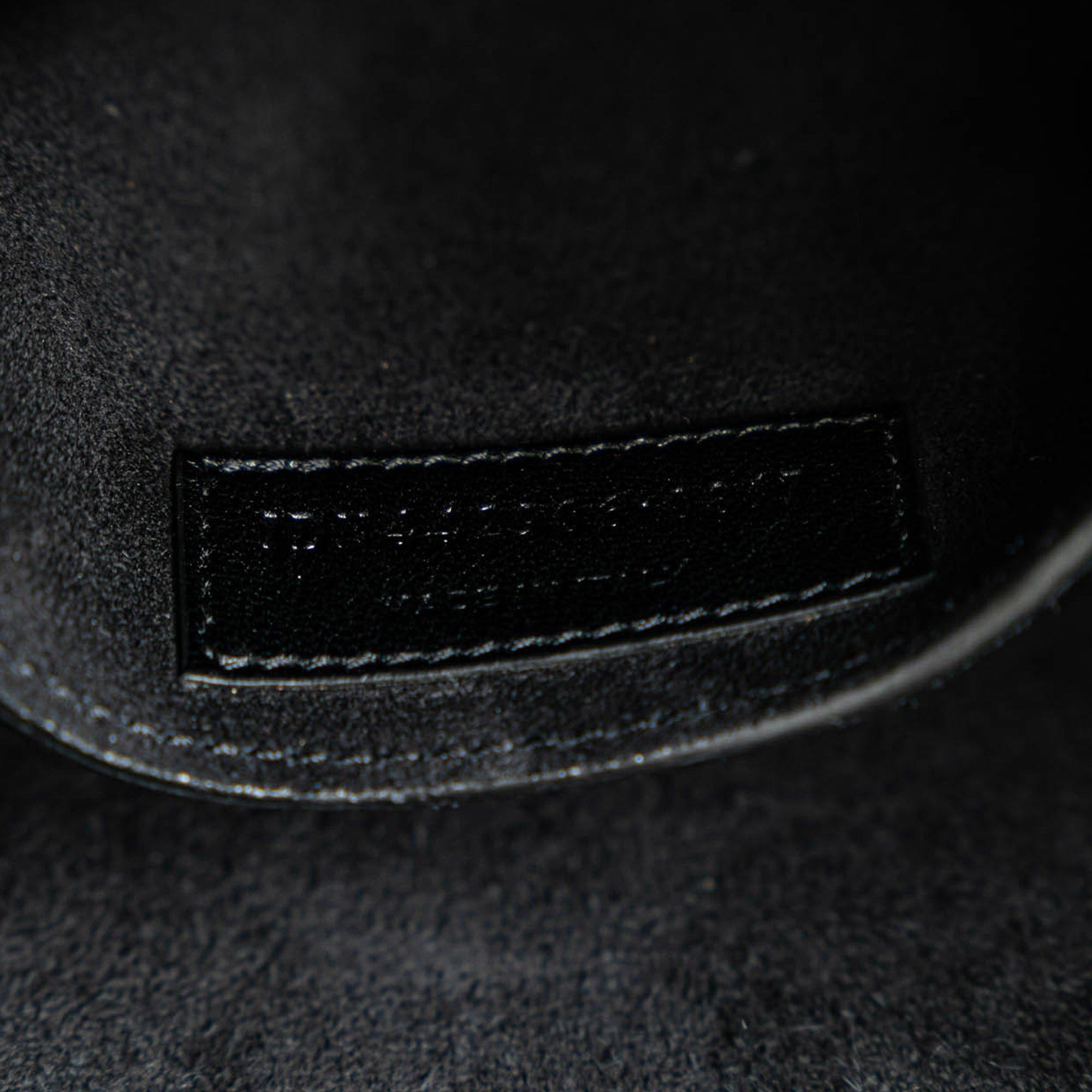 Saint Laurent Paris Saint Laurent Medium Embossed Sunset Crossbody Bag Black Size ONE SIZE - 7 Thumbnail