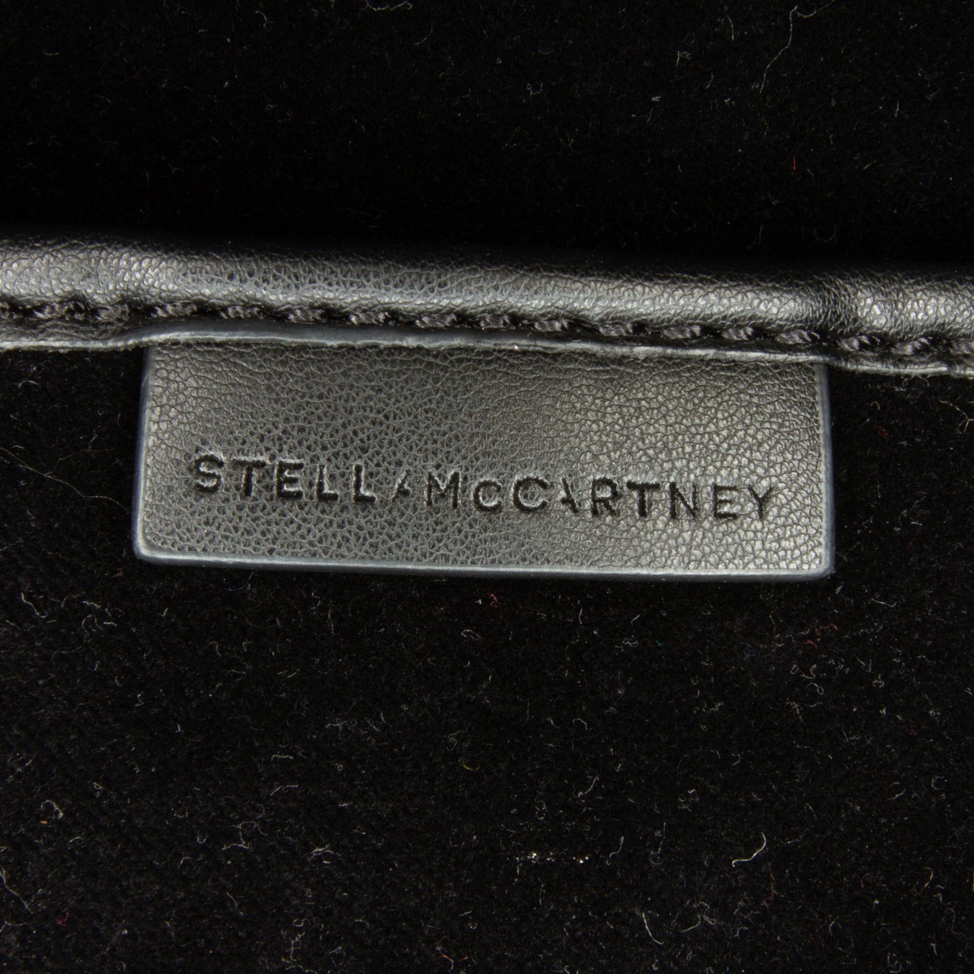 Stella McCartney Stella McCartney Mini Crystal Monogram Round Crossbody Black Size ONE SIZE - 8 Thumbnail