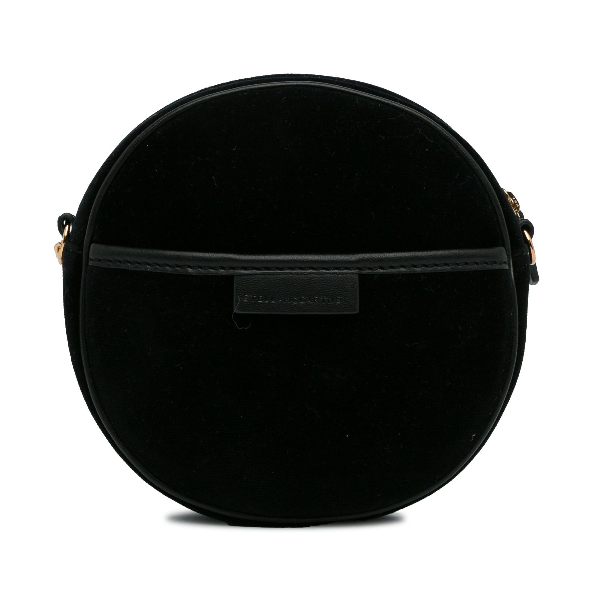 Stella McCartney Stella McCartney Mini Crystal Monogram Round Crossbody Black Size ONE SIZE - 3 Thumbnail