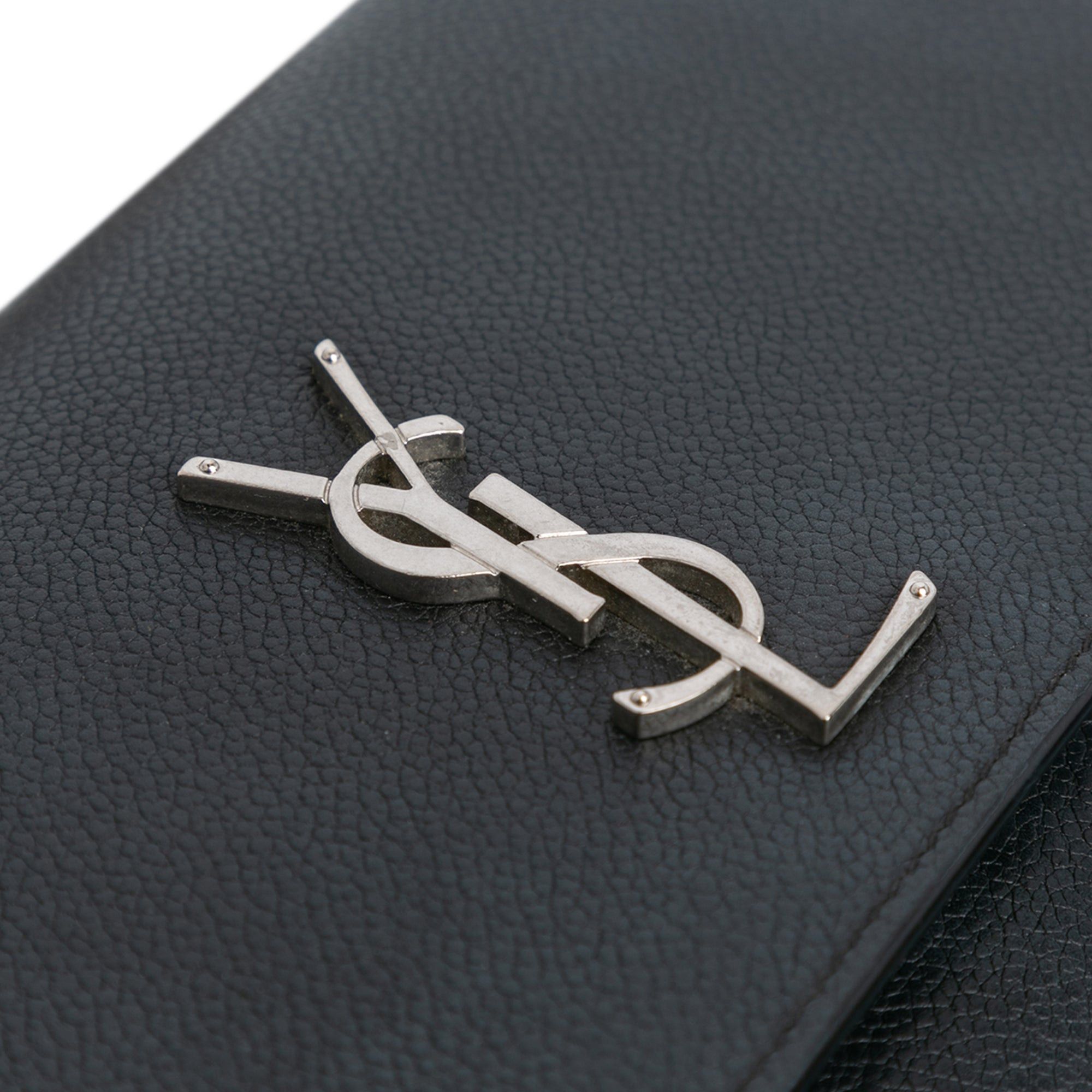 Saint Laurent Paris Saint Laurent Medium Leather Monogram Sunset Crossbody Black Size ONE SIZE - 7 Thumbnail