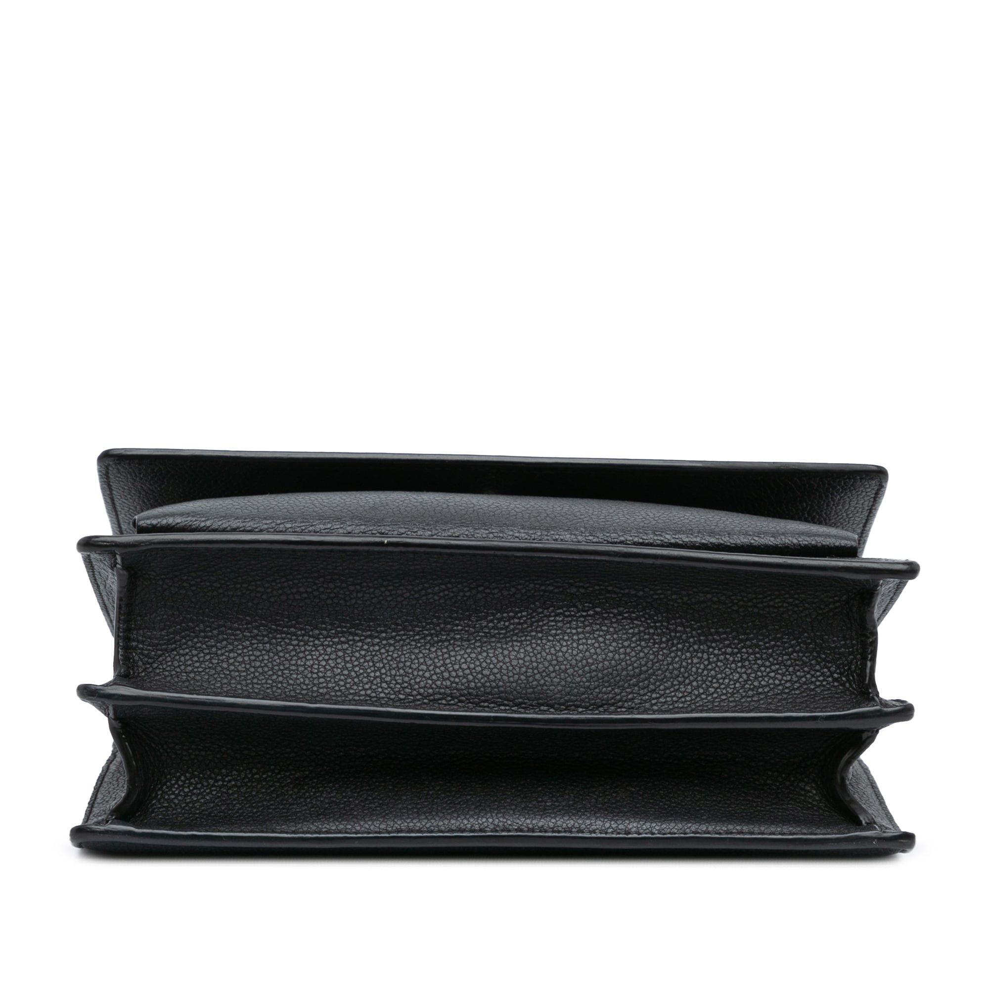 Saint Laurent Paris Saint Laurent Medium Leather Monogram Sunset Crossbody Black Size ONE SIZE - 3 Thumbnail