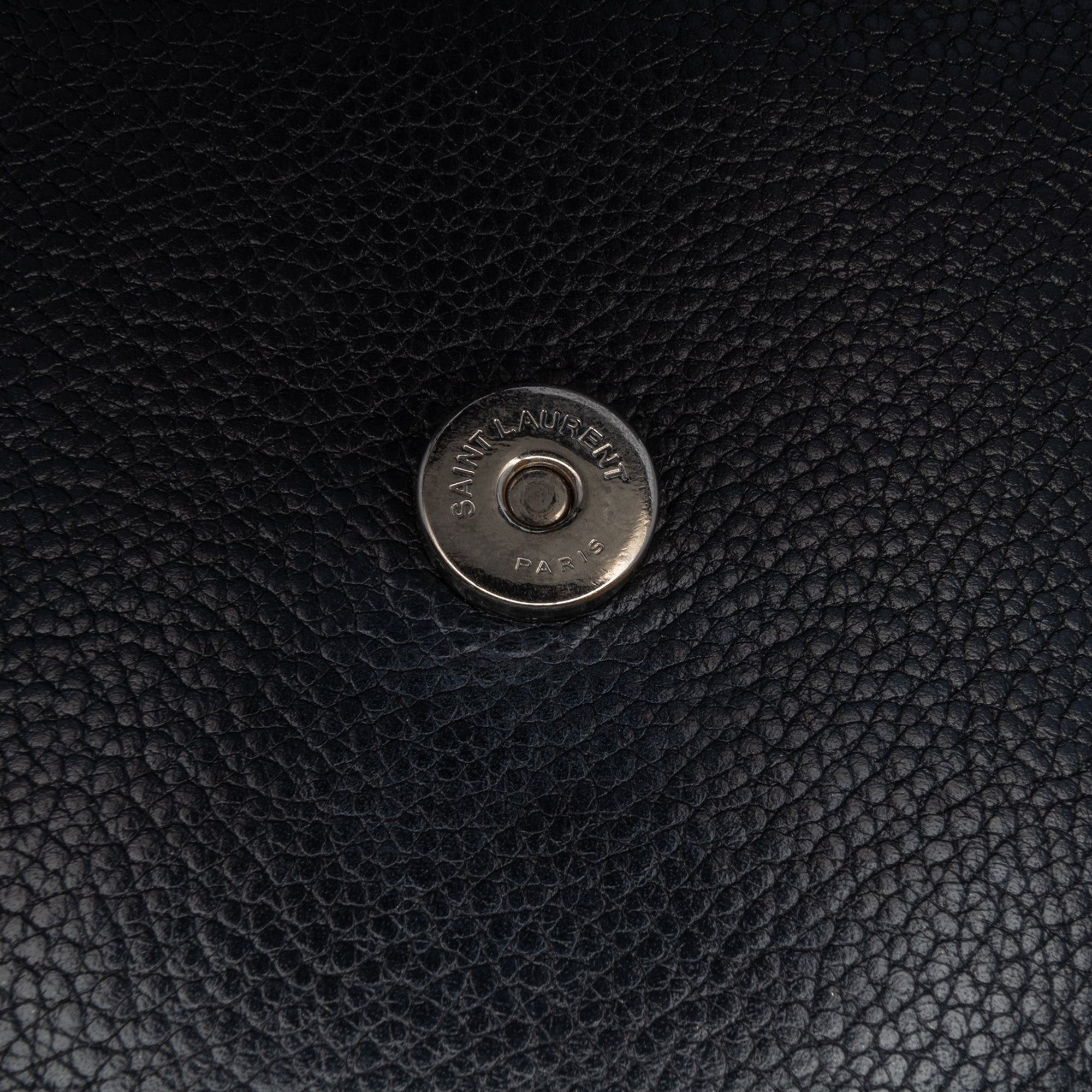 Saint Laurent Paris Saint Laurent Medium Leather Monogram Sunset Crossbody Black Size ONE SIZE - 6 Thumbnail