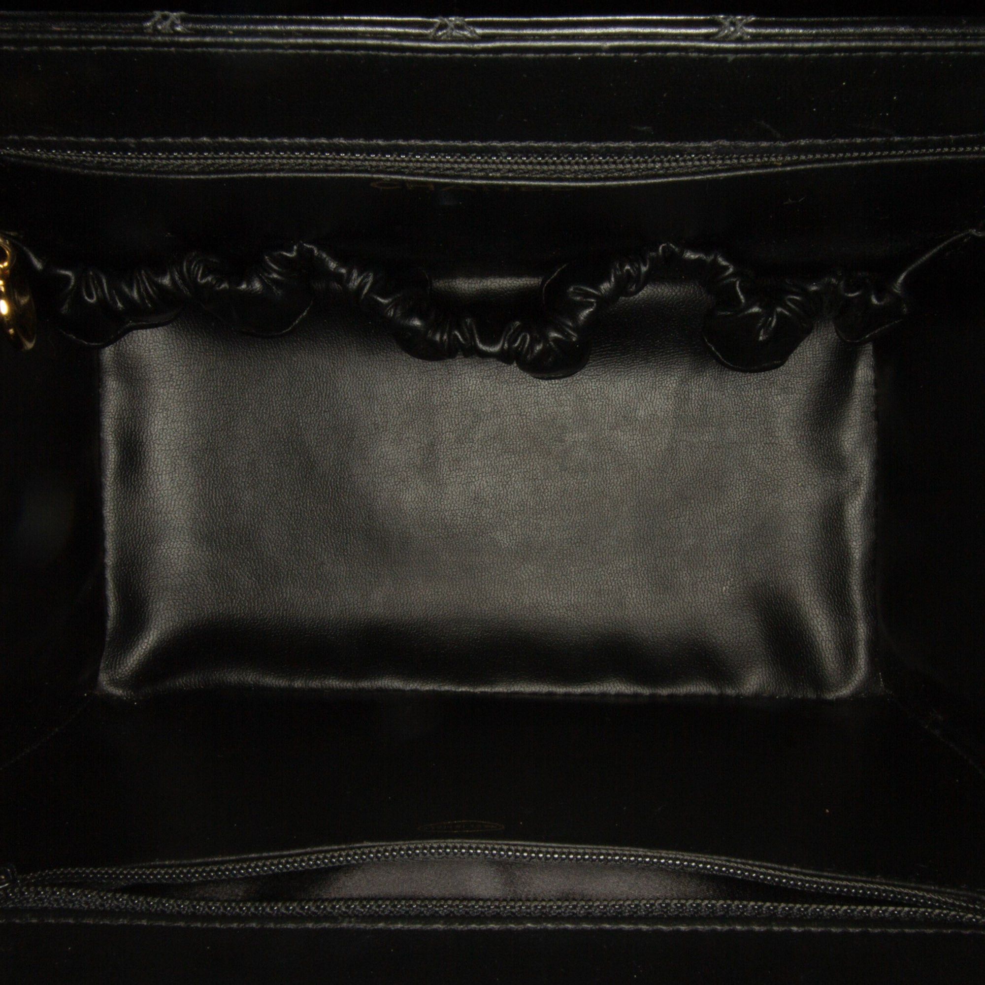 Chanel Chanel Matelasse Lambskin Vanity Bag Black Size ONE SIZE - 6 Thumbnail