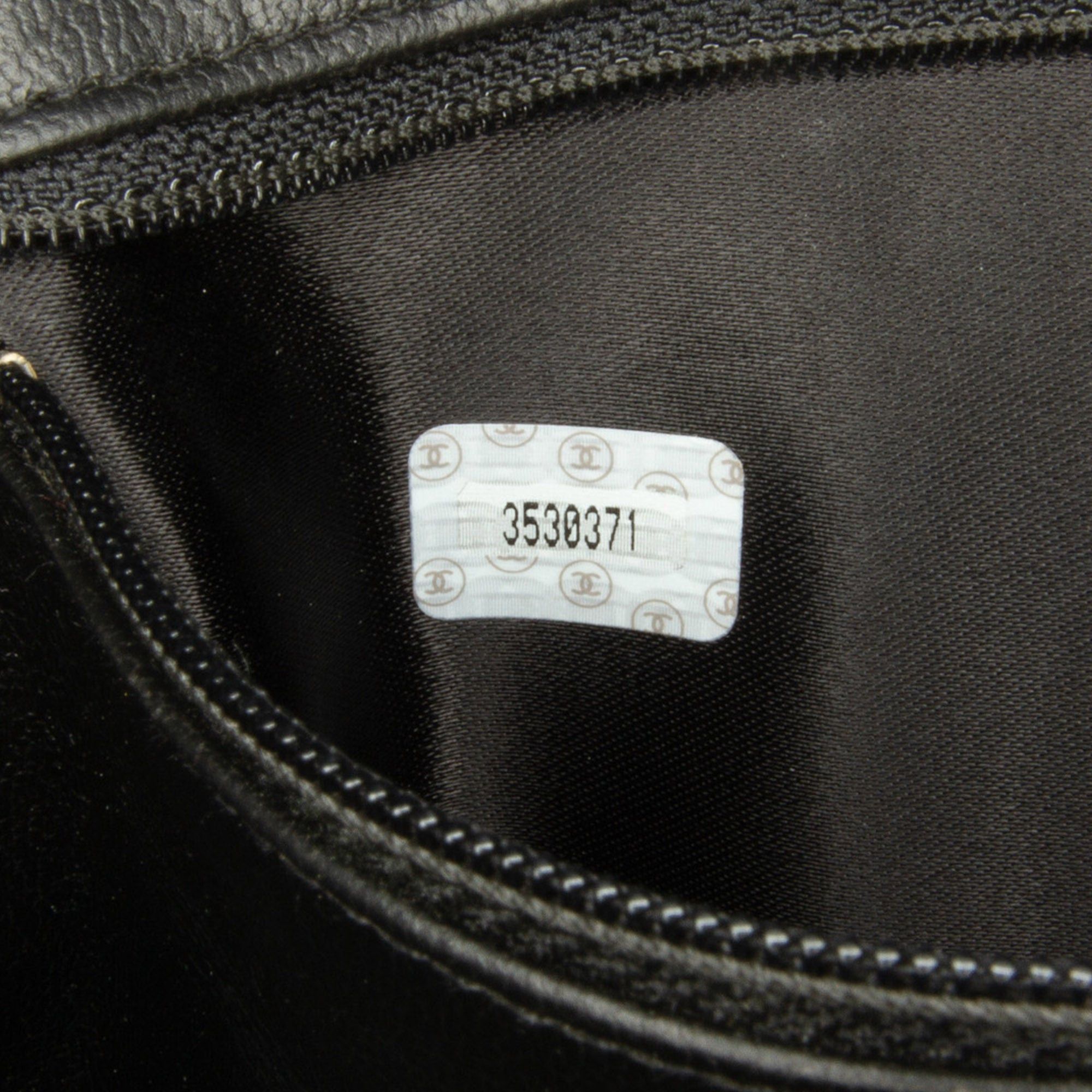 Chanel Chanel Matelasse Lambskin Vanity Bag Black Size ONE SIZE - 8 Thumbnail