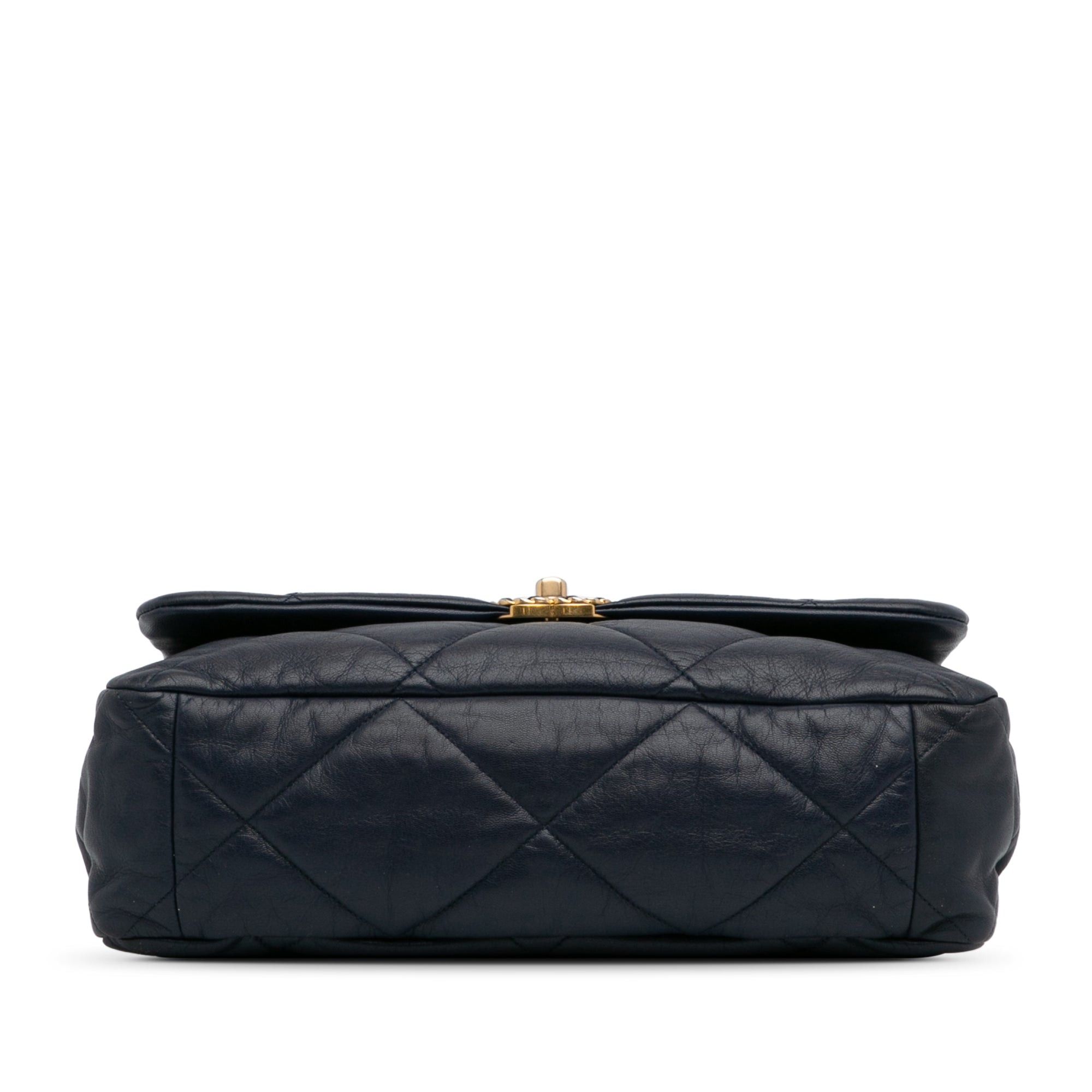 Chanel Chanel Maxi Lambskin 19 Flap Blue Size ONE SIZE - 5 Thumbnail