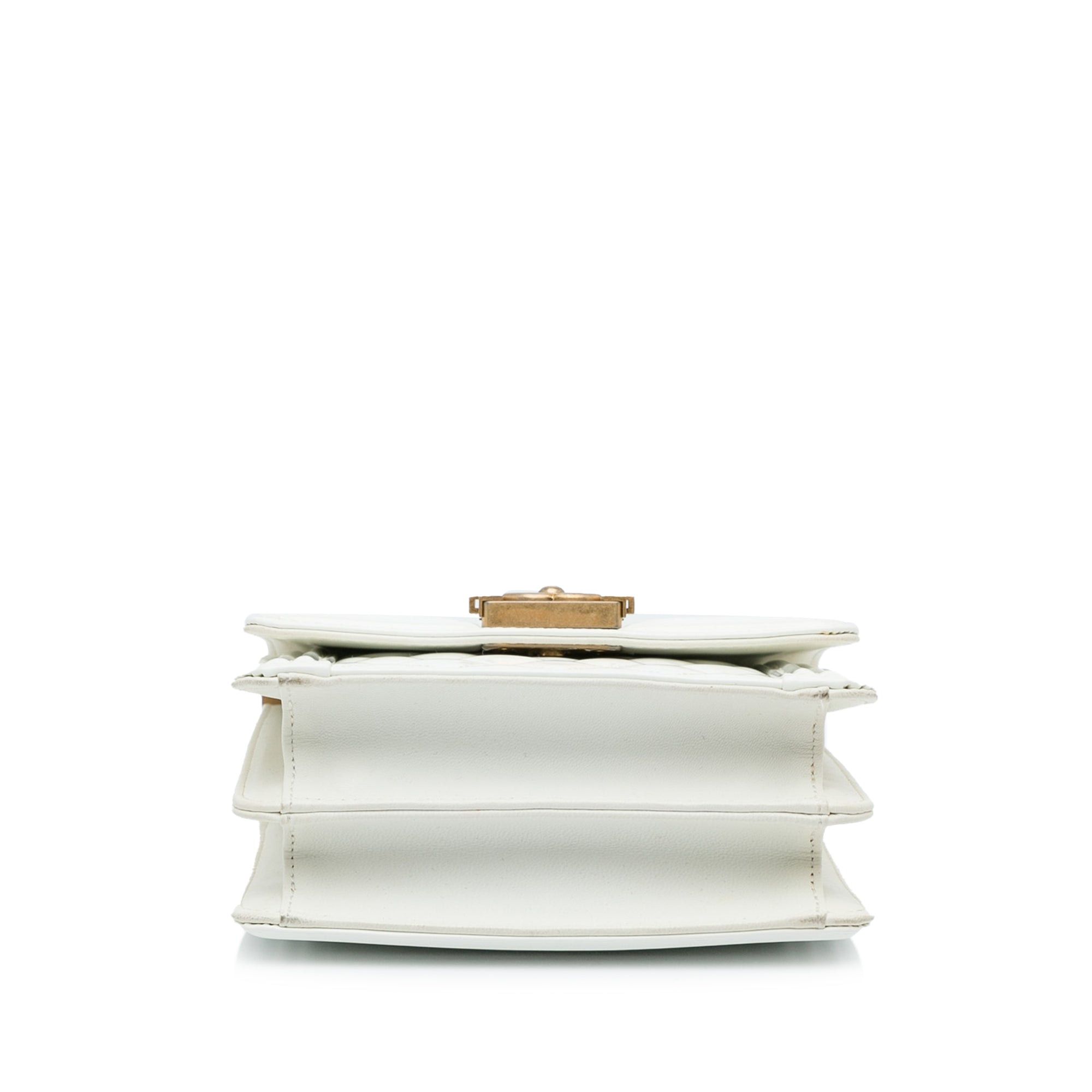 Chanel Chanel North South Boy Flap White Size ONE SIZE - 5 Thumbnail