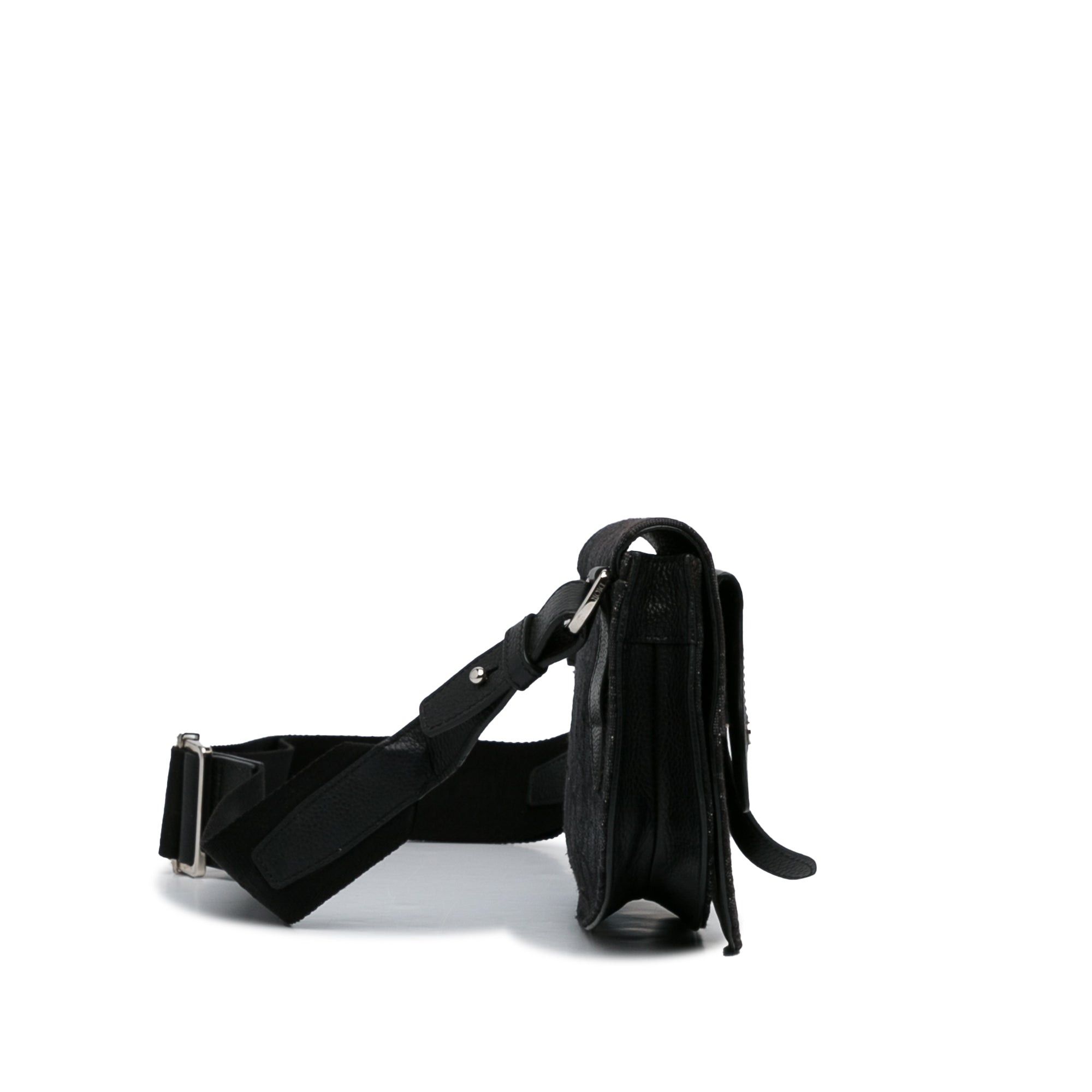Dior Dior Oblique Canvas Saddle Messenger Bag Black Size ONE SIZE - 3 Thumbnail