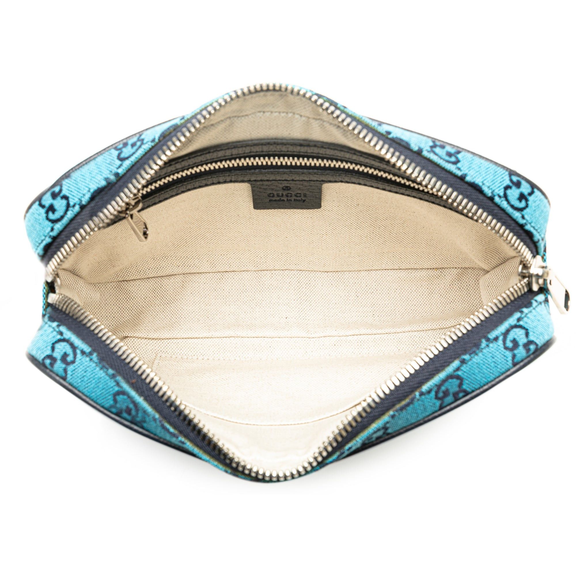 Gucci Gucci GG Canvas Belt Bag Blue Size ONE SIZE - 4 Thumbnail