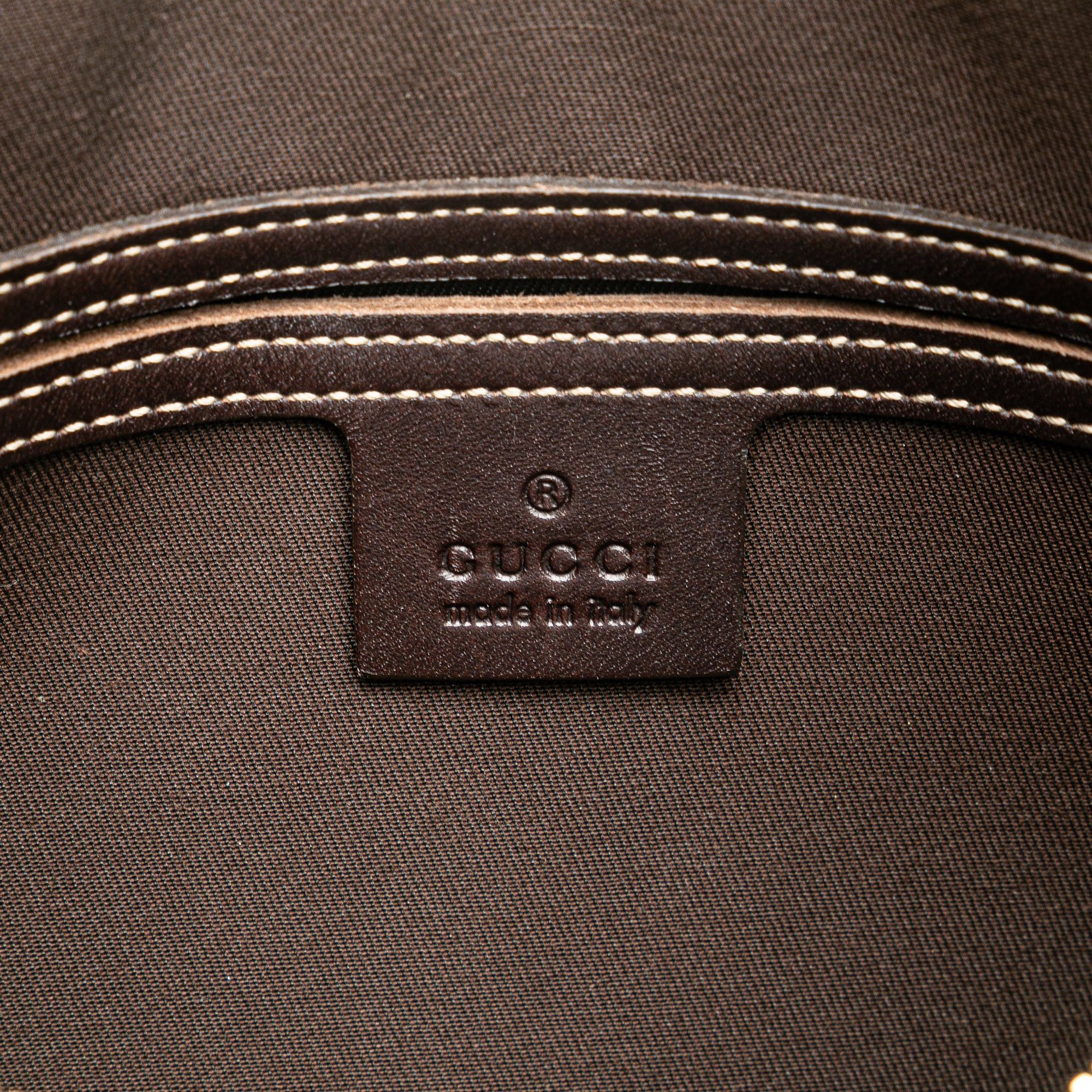 Gucci Gucci GG Supreme Double Pocket Crossbody Brown Size ONE SIZE - 5 Thumbnail