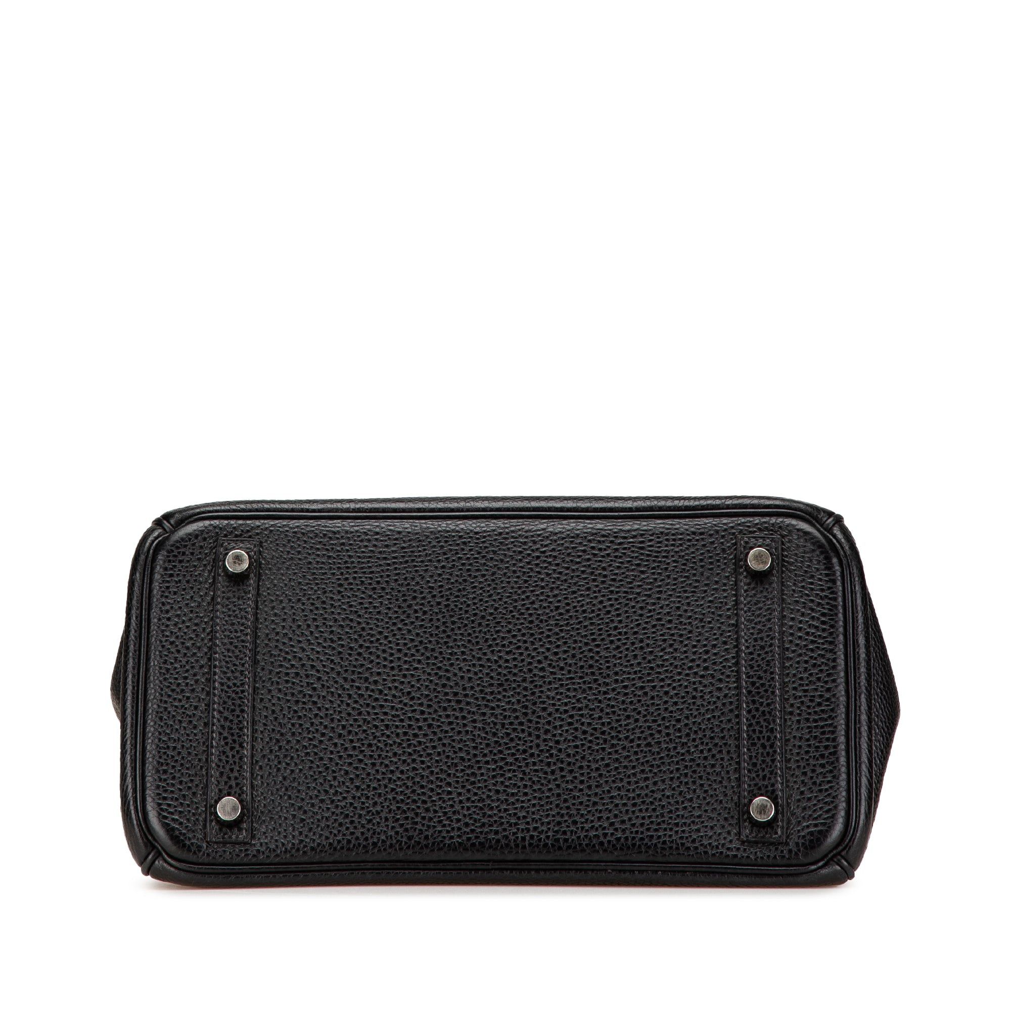 Hermes Hermès Clemence Birkin Retourne 30 Black Size ONE SIZE - 3 Thumbnail