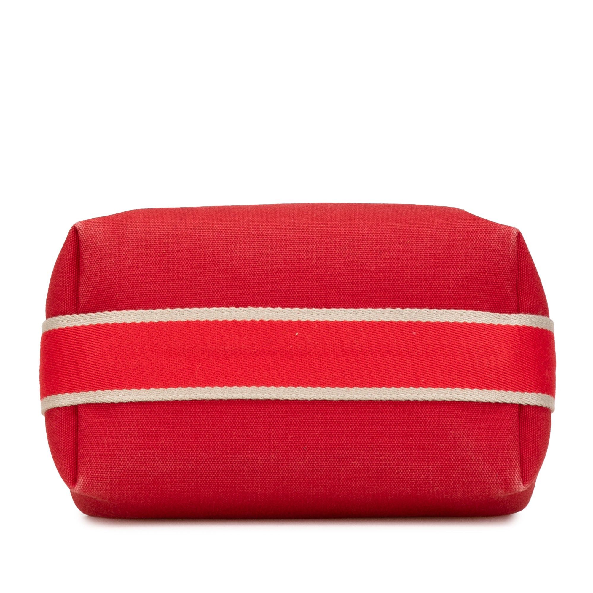 Hermes Hermès Small Toile Bride A Brac Red Size ONE SIZE - 3 Thumbnail