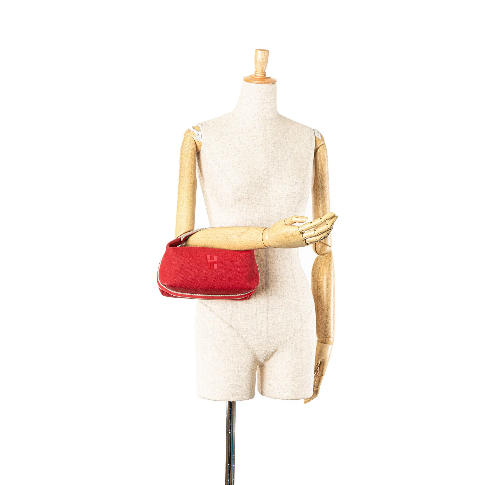 Hermes Hermès Small Toile Bride A Brac Red Size ONE SIZE - 12 Thumbnail