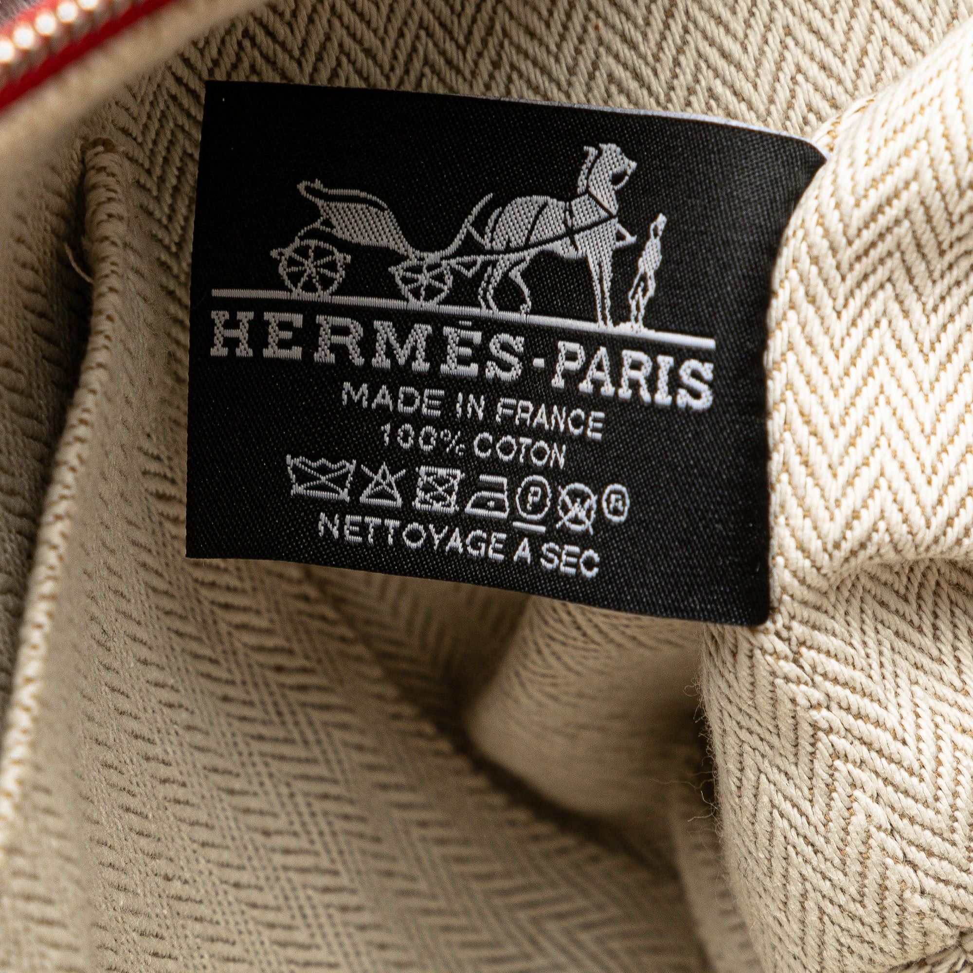 Hermes Hermès Small Toile Bride A Brac Red Size ONE SIZE - 6 Thumbnail
