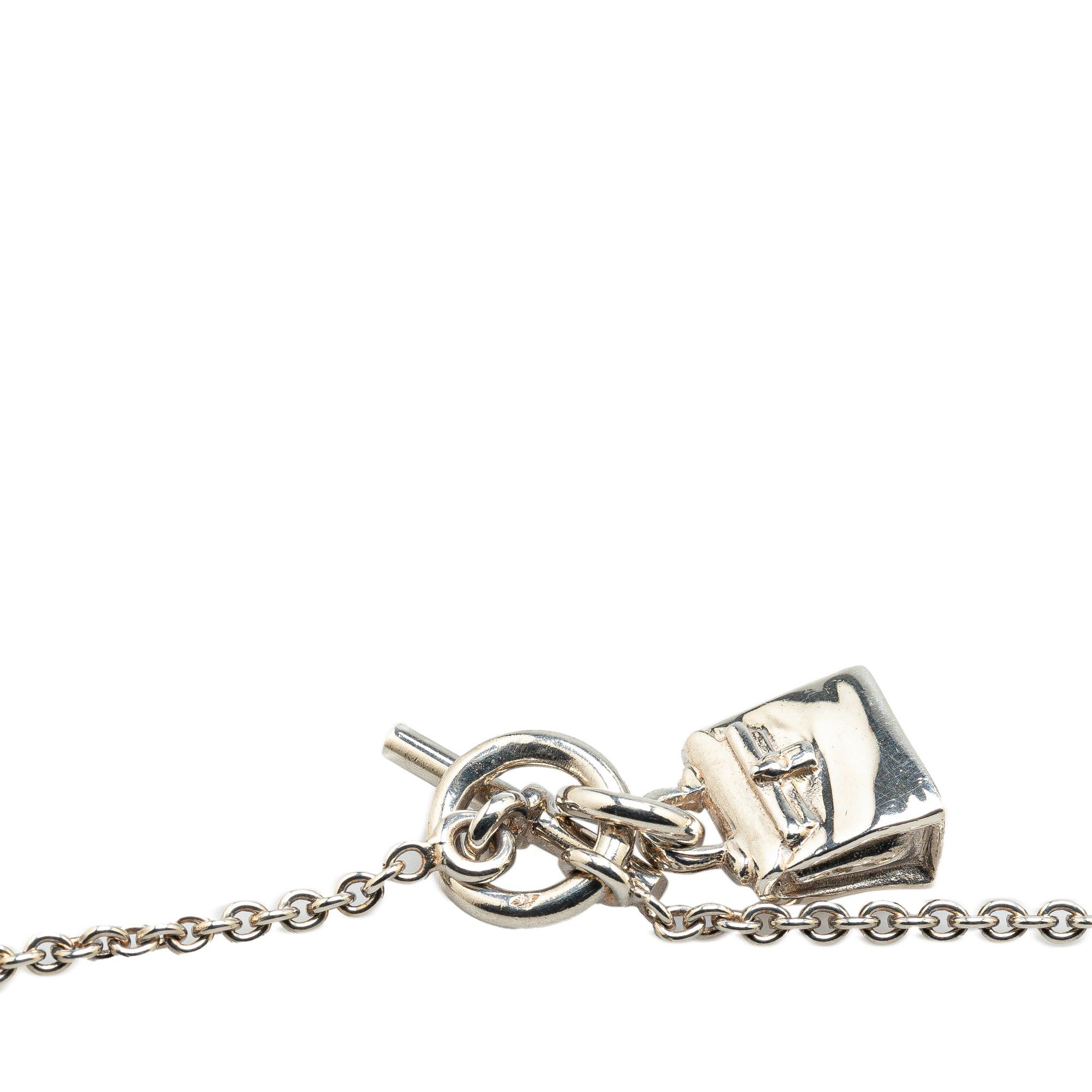Hermes Hermès Sterling Silver Amulets Kelly Pendant Necklace Silver Size ONE SIZE - 2 Thumbnail
