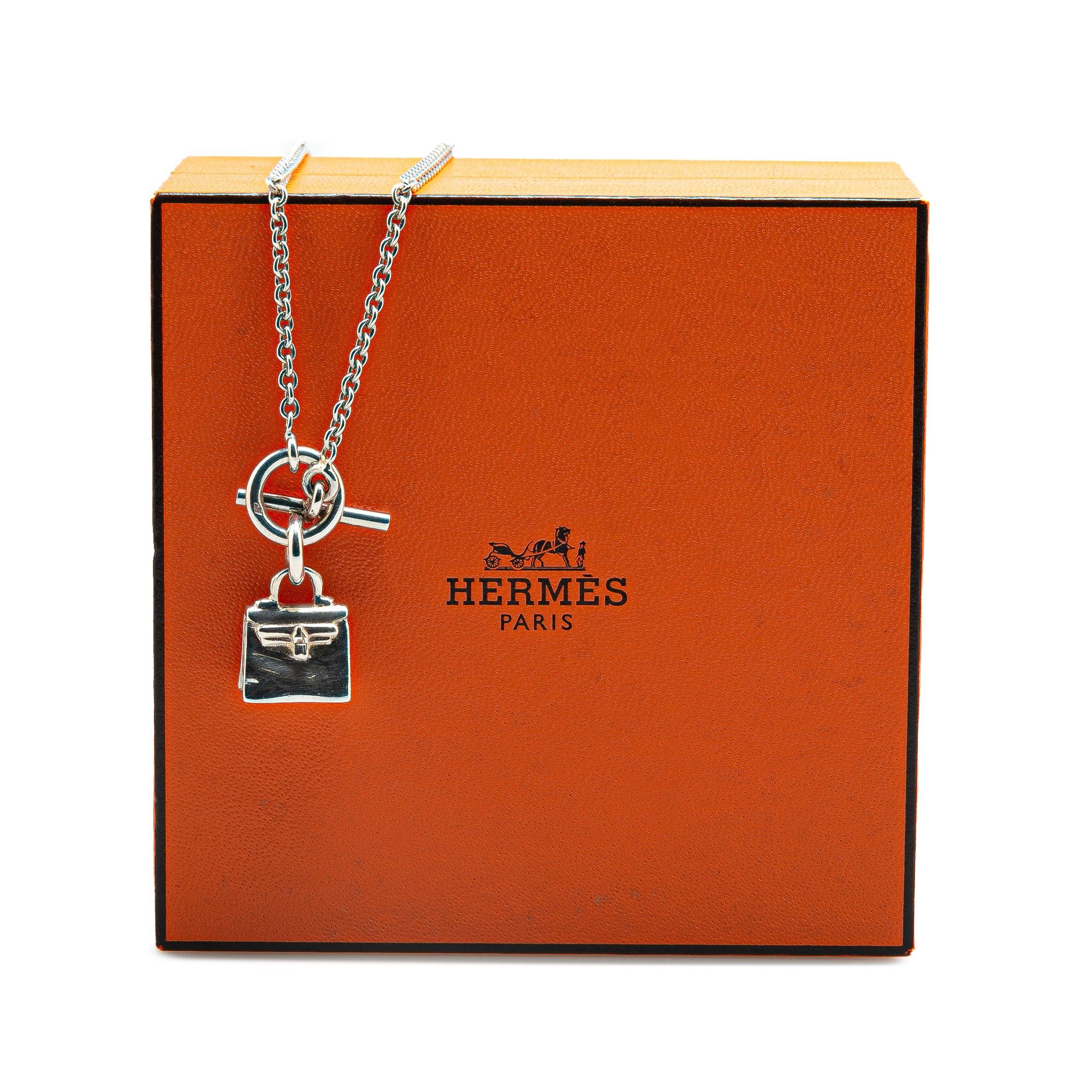 Hermes Hermès Sterling Silver Amulets Kelly Pendant Necklace Silver Size ONE SIZE - 5 Thumbnail