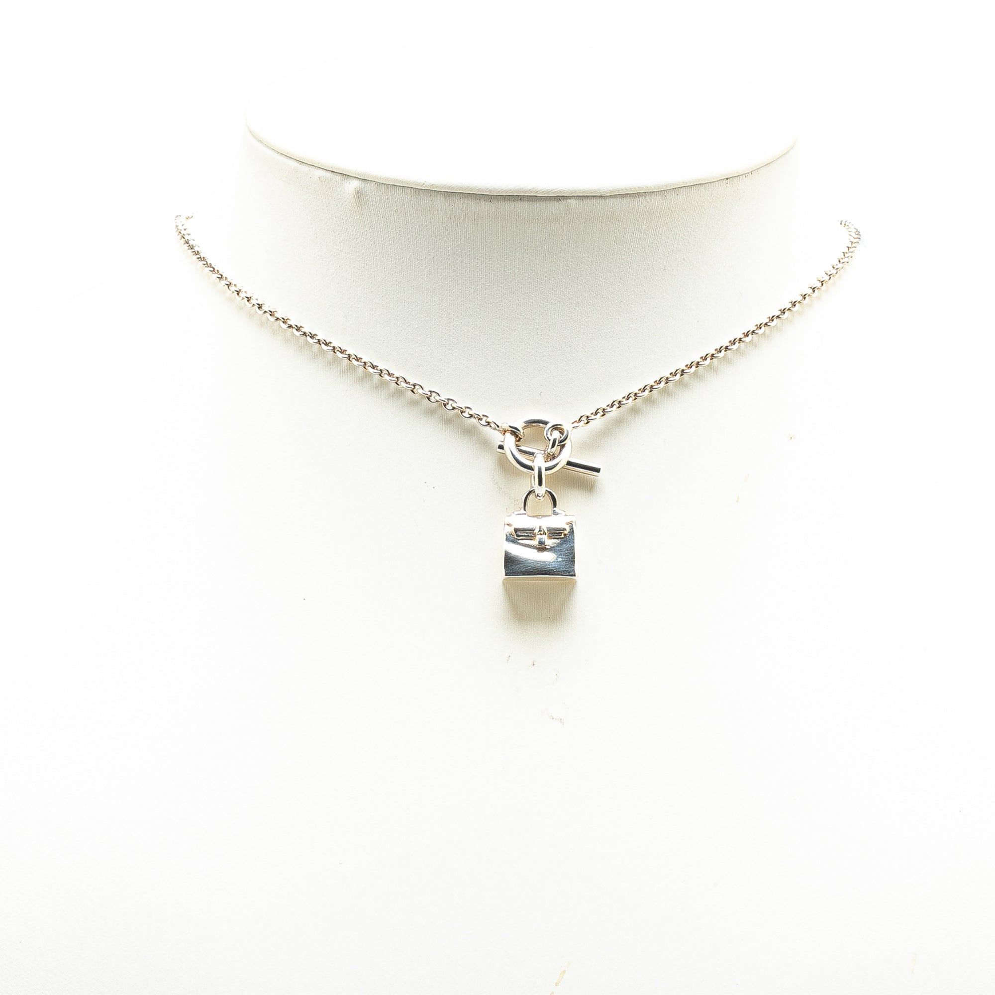 Hermes Hermès Sterling Silver Amulets Kelly Pendant Necklace Silver Size ONE SIZE - 4 Thumbnail
