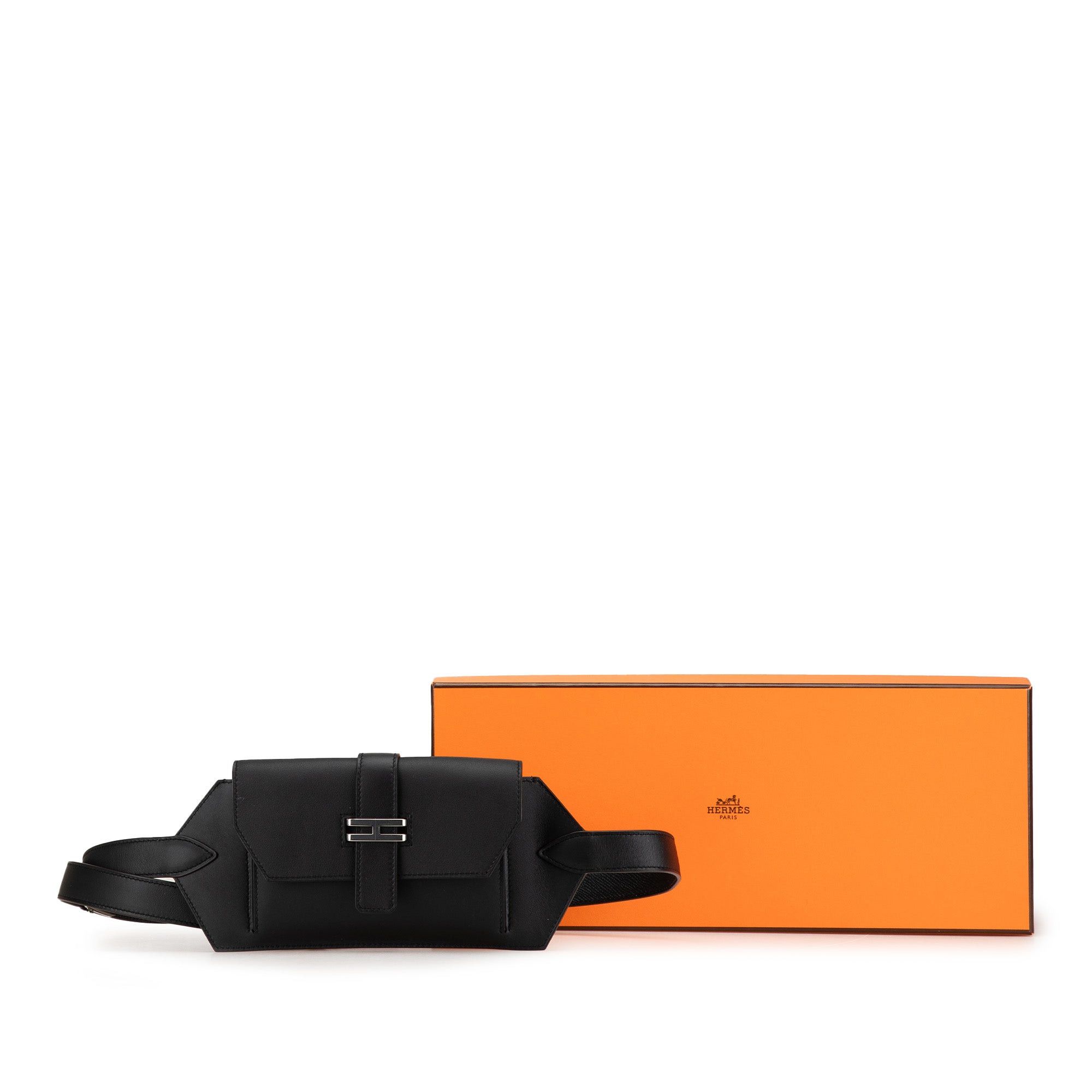 Hermes Hermès Swift Elan Pocket 24 Belt Bag Black Size ONE SIZE - 8 Thumbnail