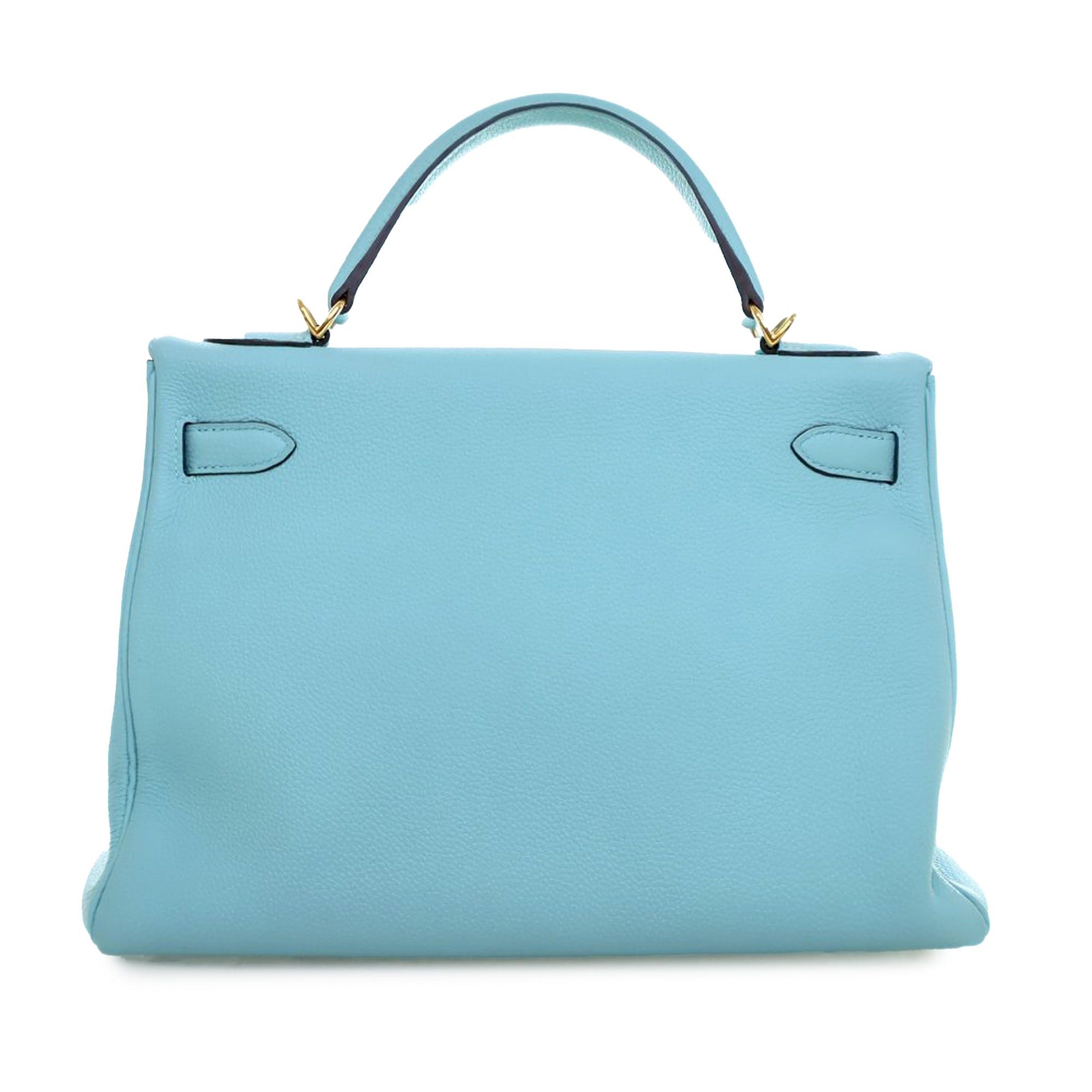 Hermes Hermès Togo Kelly II Retourne 32 Blue Size ONE SIZE - 4 Thumbnail