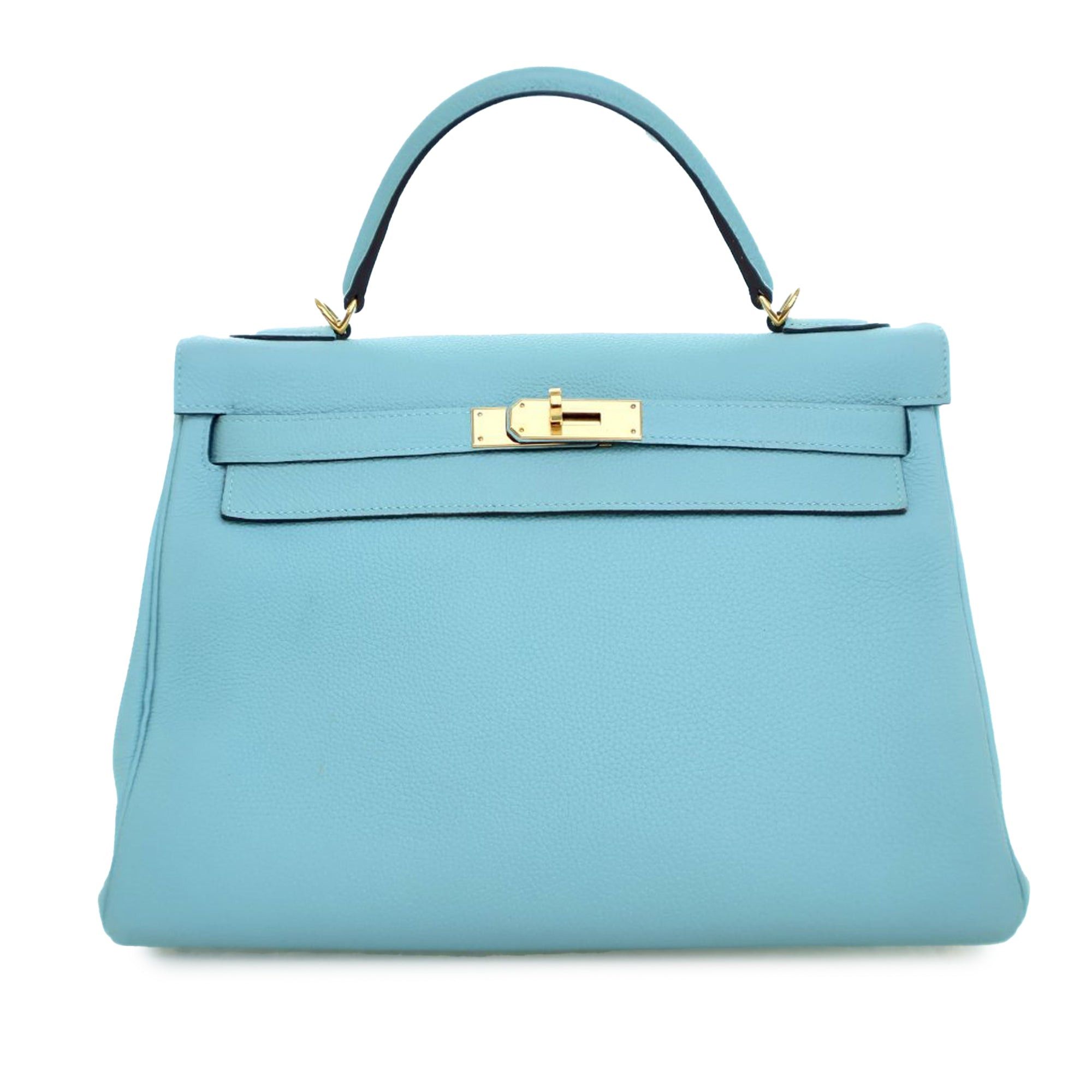 Hermes Hermès Togo Kelly II Retourne 32 Blue Size ONE SIZE - 3 Thumbnail