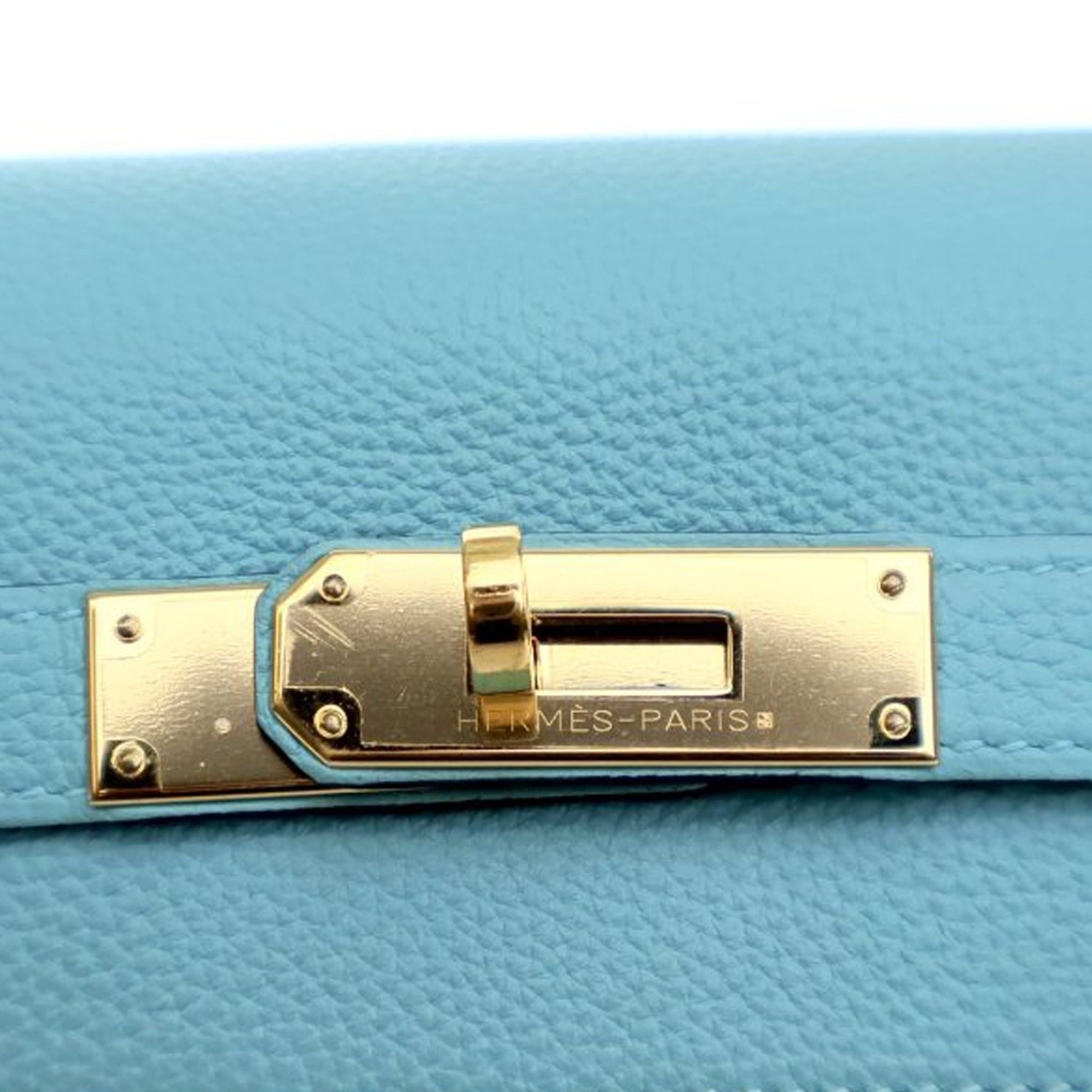 Hermes Hermès Togo Kelly II Retourne 32 Blue Size ONE SIZE - 9 Thumbnail