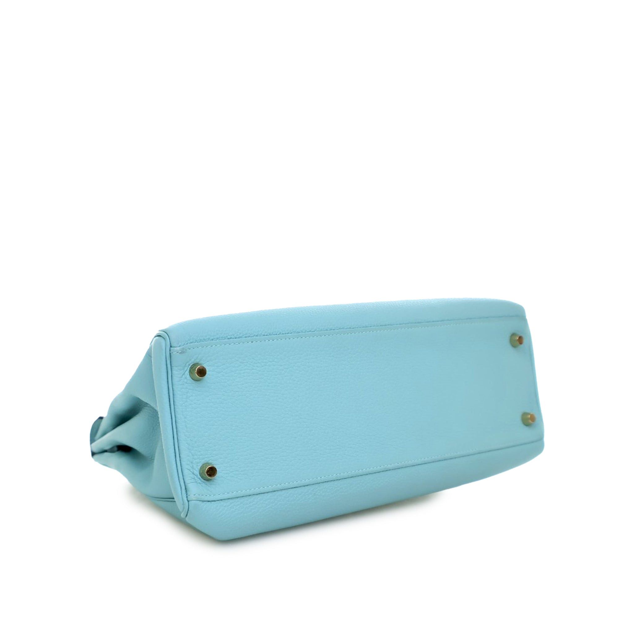 Hermes Hermès Togo Kelly II Retourne 32 Blue Size ONE SIZE - 7 Thumbnail