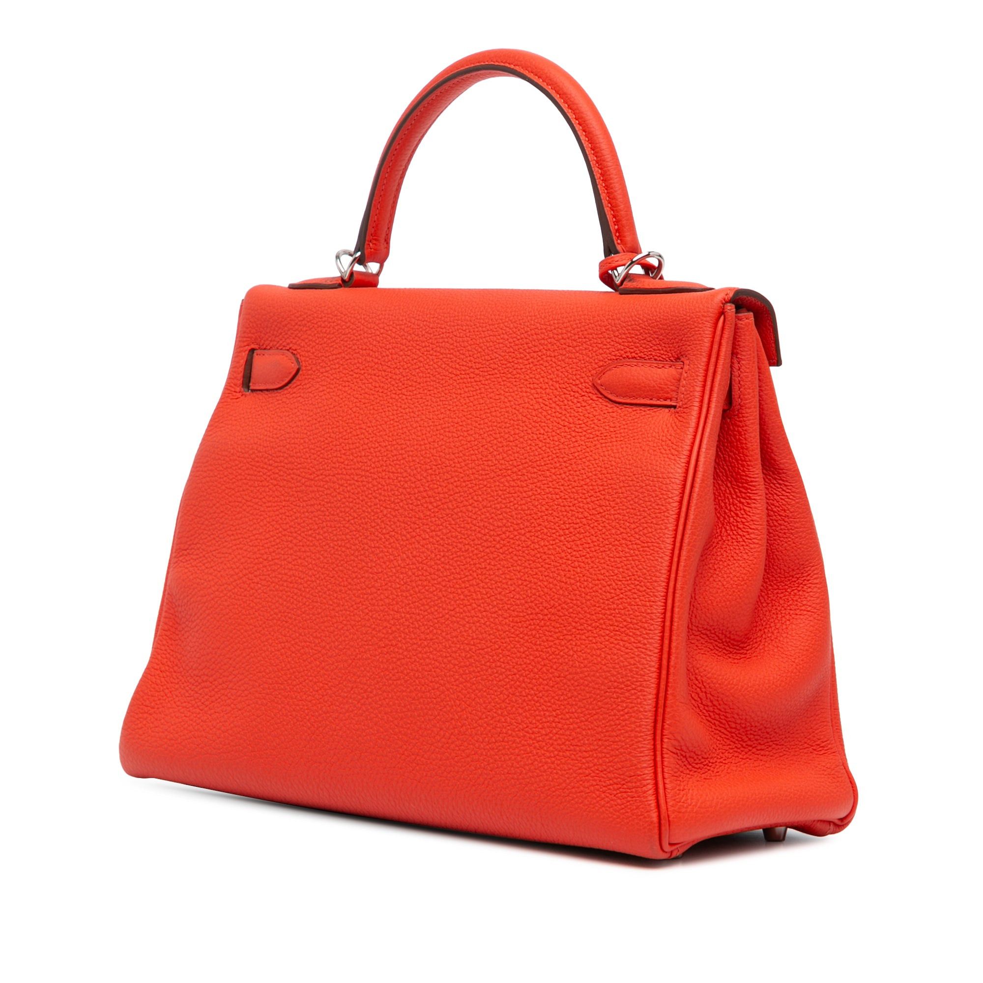 Hermes Hermès Togo Kelly II Retourne 32 Orange Size ONE SIZE - 2 Thumbnail