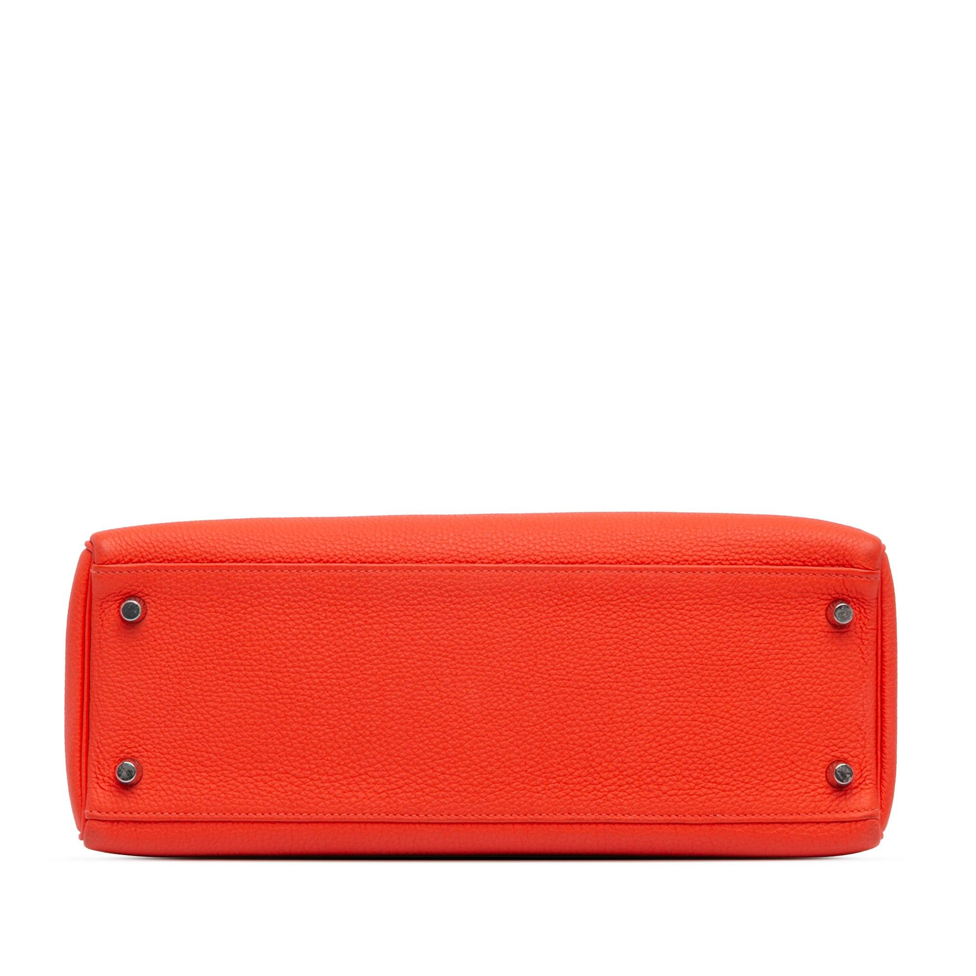 Hermès Togo Kelly II Retourne 32 Orange